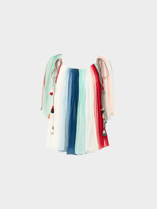 Chloe SS 2016 Runway Rainbow Top