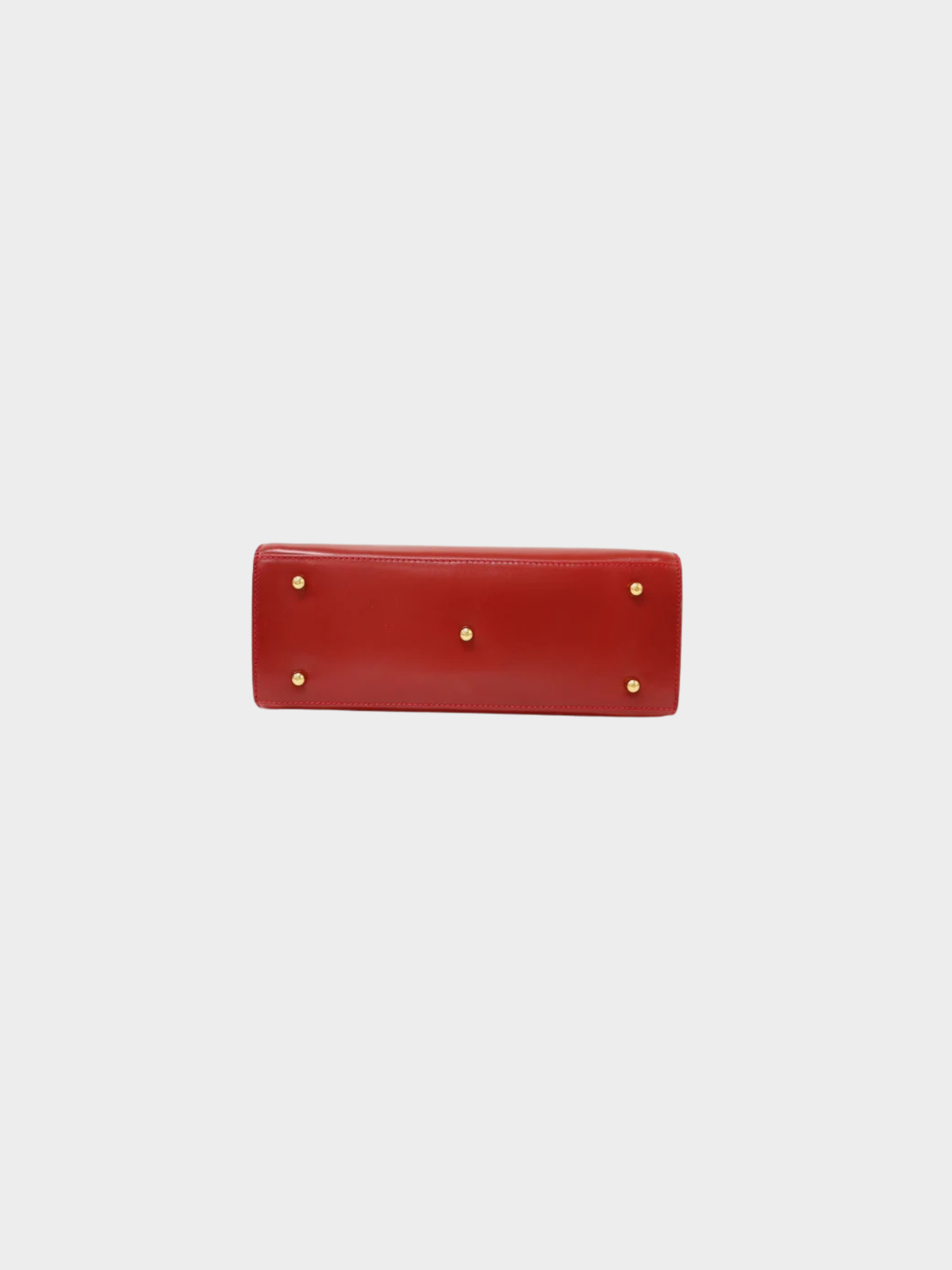 Gucci 2000s Red Leather Lady Lock 2-Way Bag