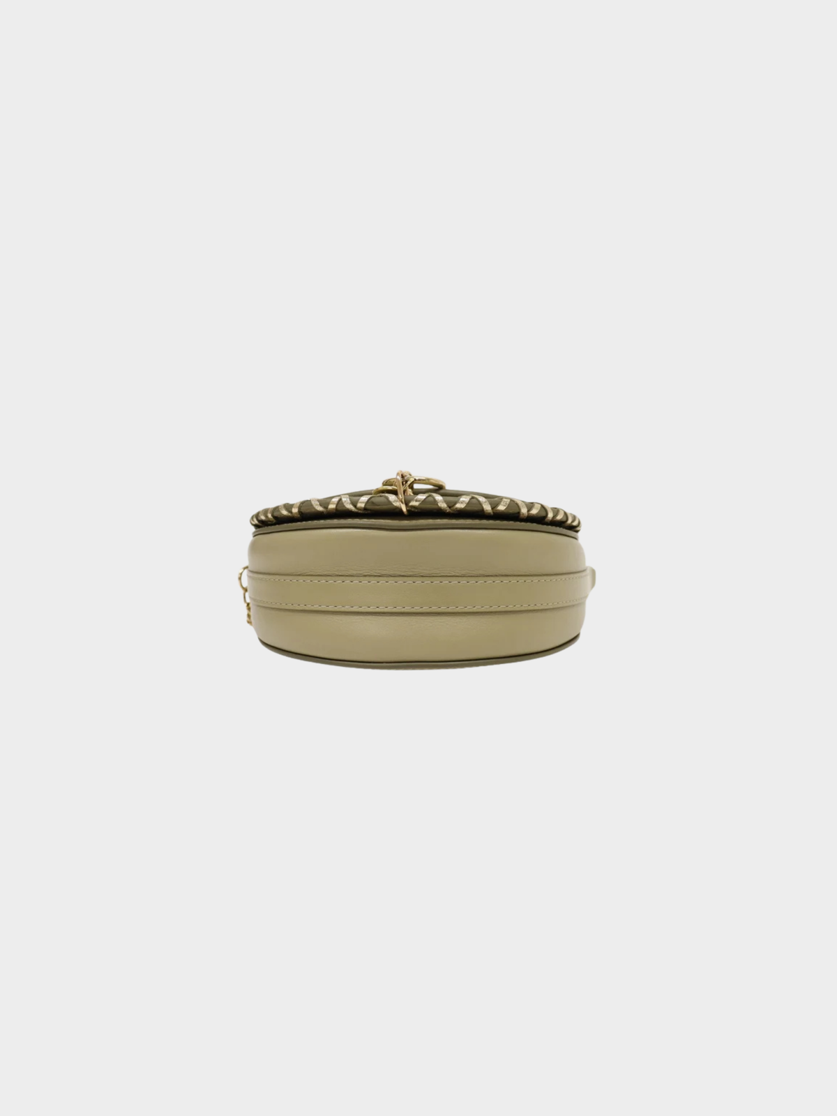 Chloé 2020s Sage Green Leather Mara See by Chloé  Shoulder Bag