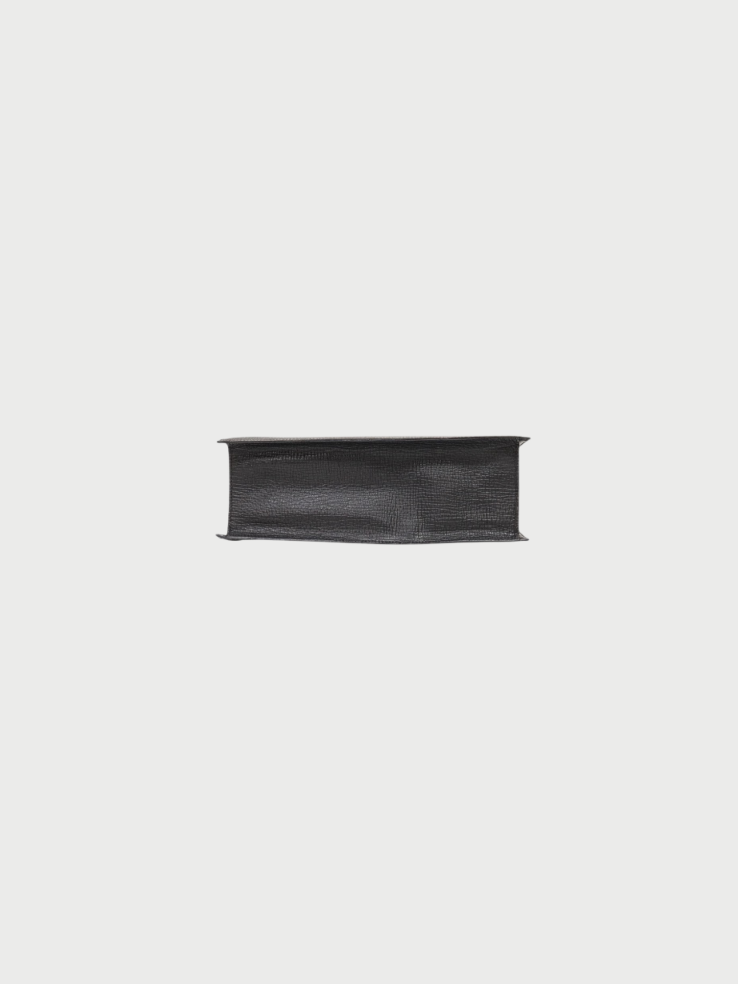 Loewe 2000s Black Leather Logo Mini Hand Bag