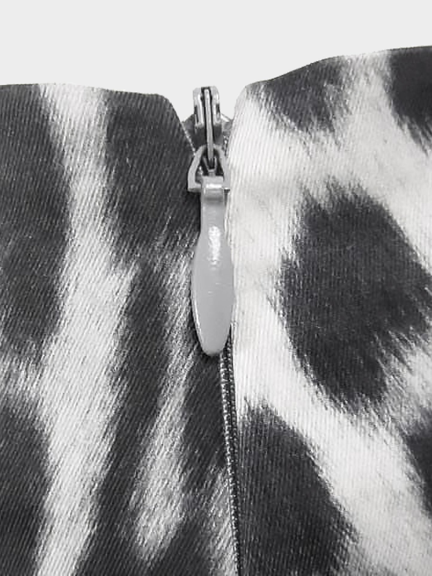 Blumarine Blugirl 2000s Monochrome Leopard Print Skirt