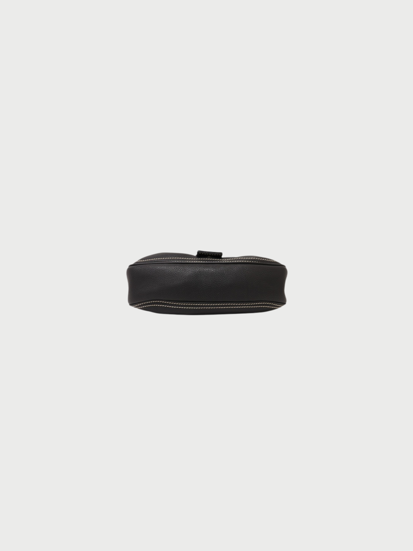 Celine 2000s Black Leather Logo Hardware One-Shoulder Bag