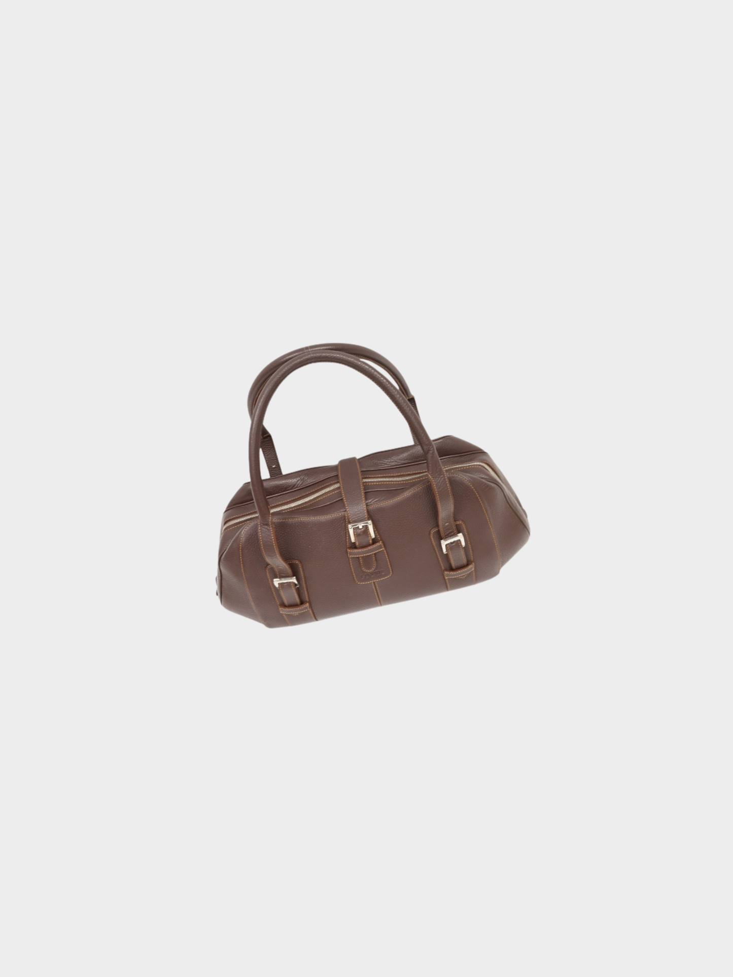 Loewe 2000s Brown Leather Senda Bag