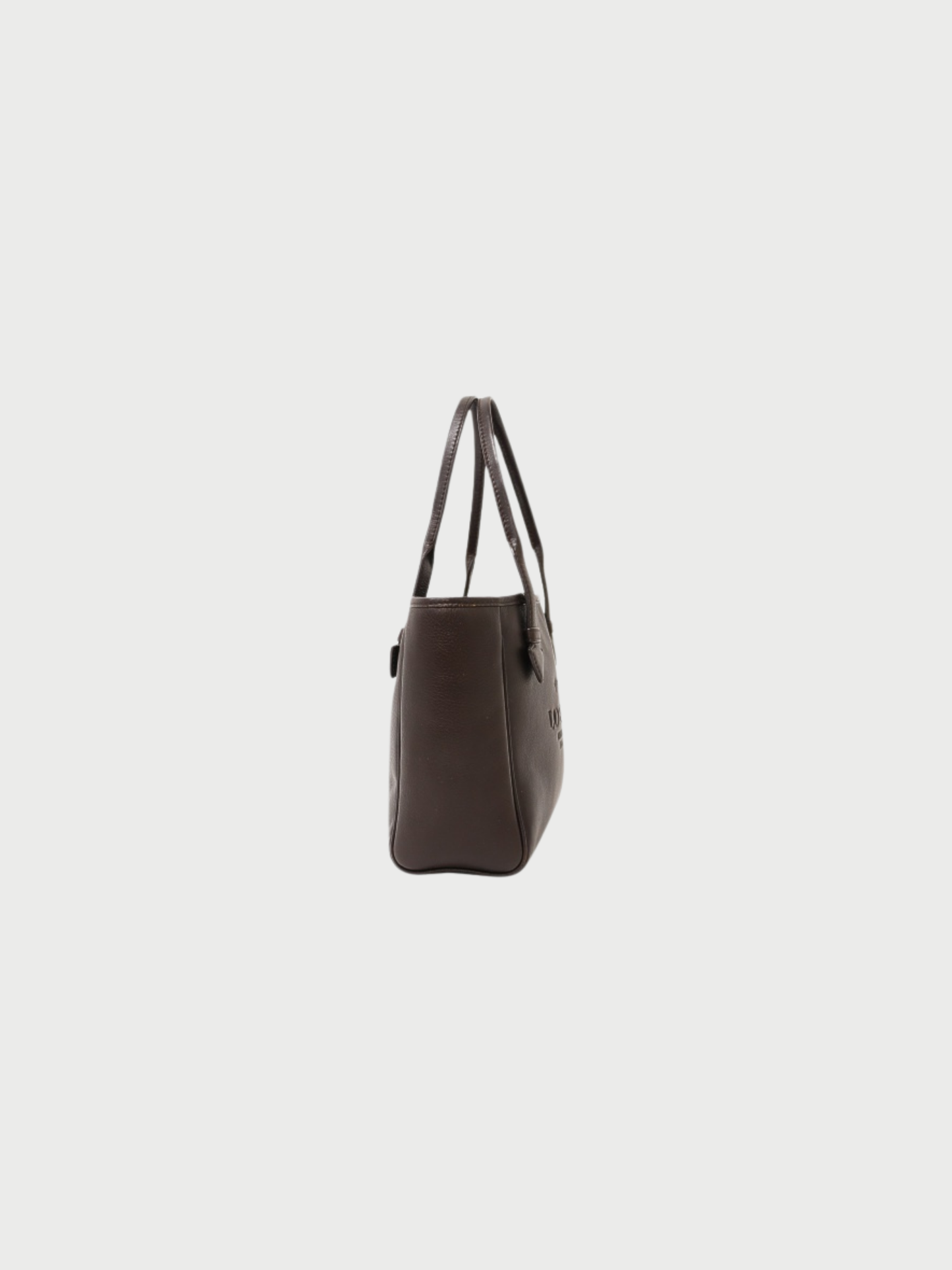 Loewe 2000s Dark Brown Leather Heritage Handbag