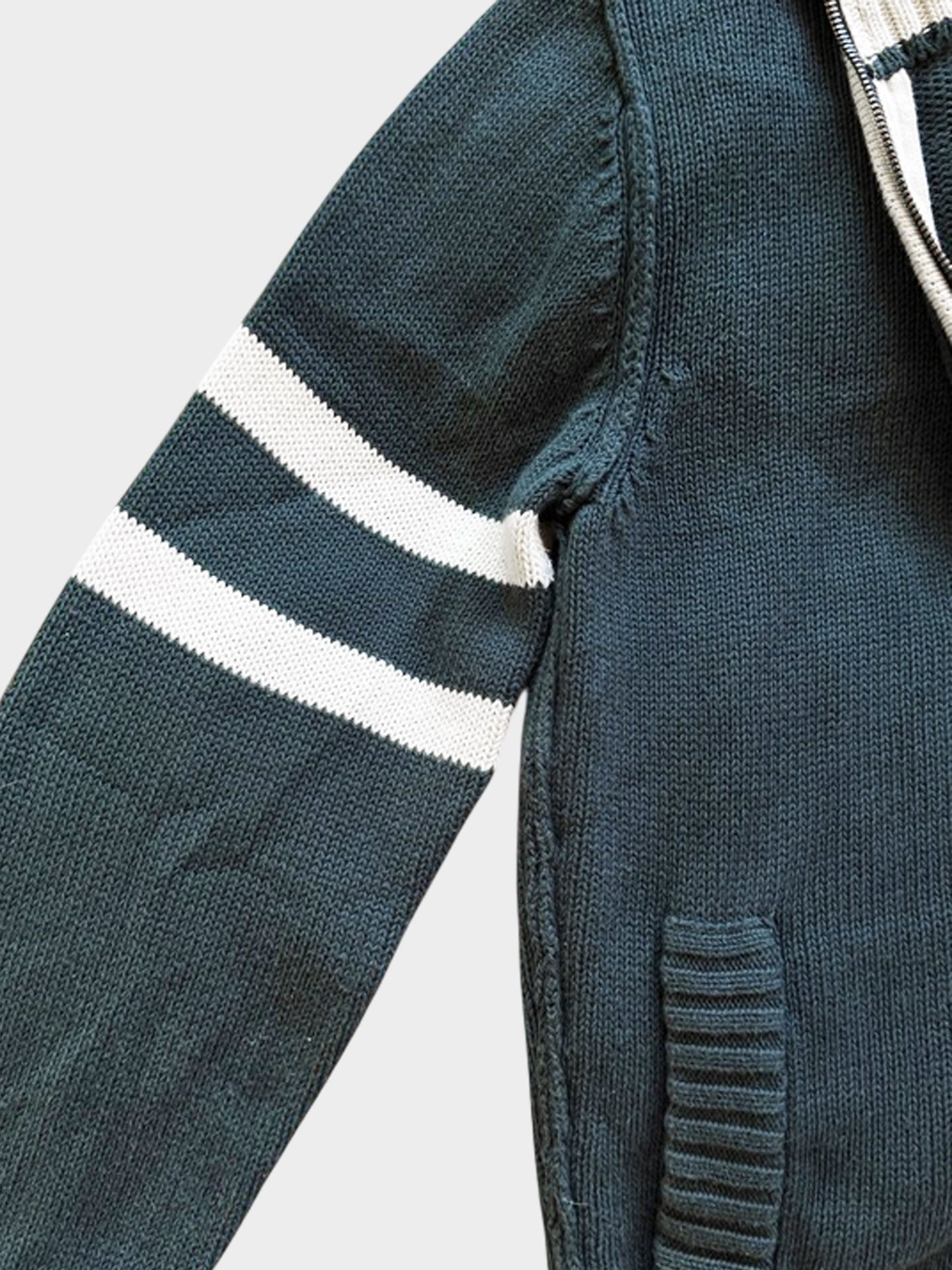 Dolce and Gabbana 2000s Knitted Zip-up Sweater