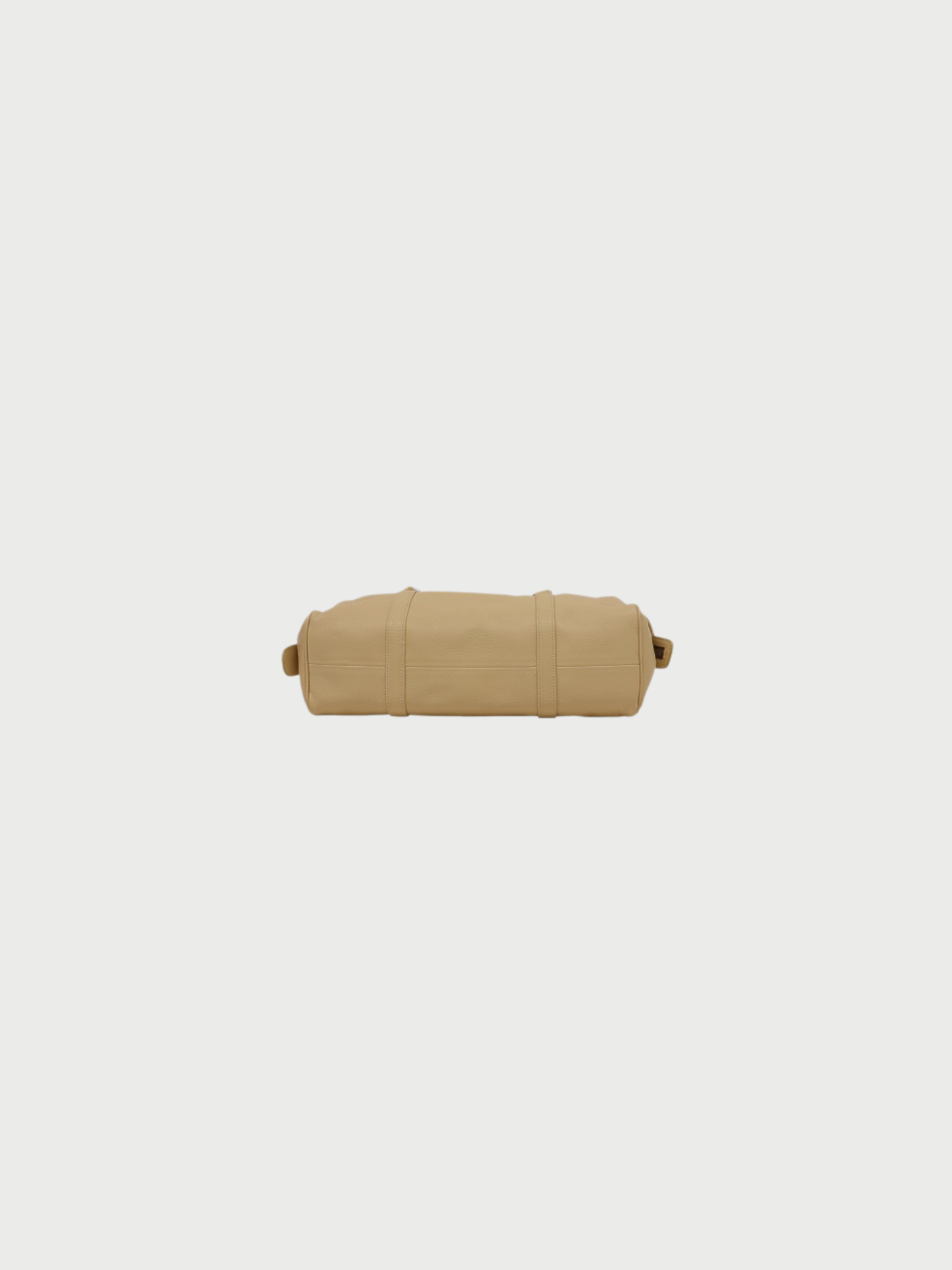 Prada 2020s Beige Leather Logo Shoulder Handbag