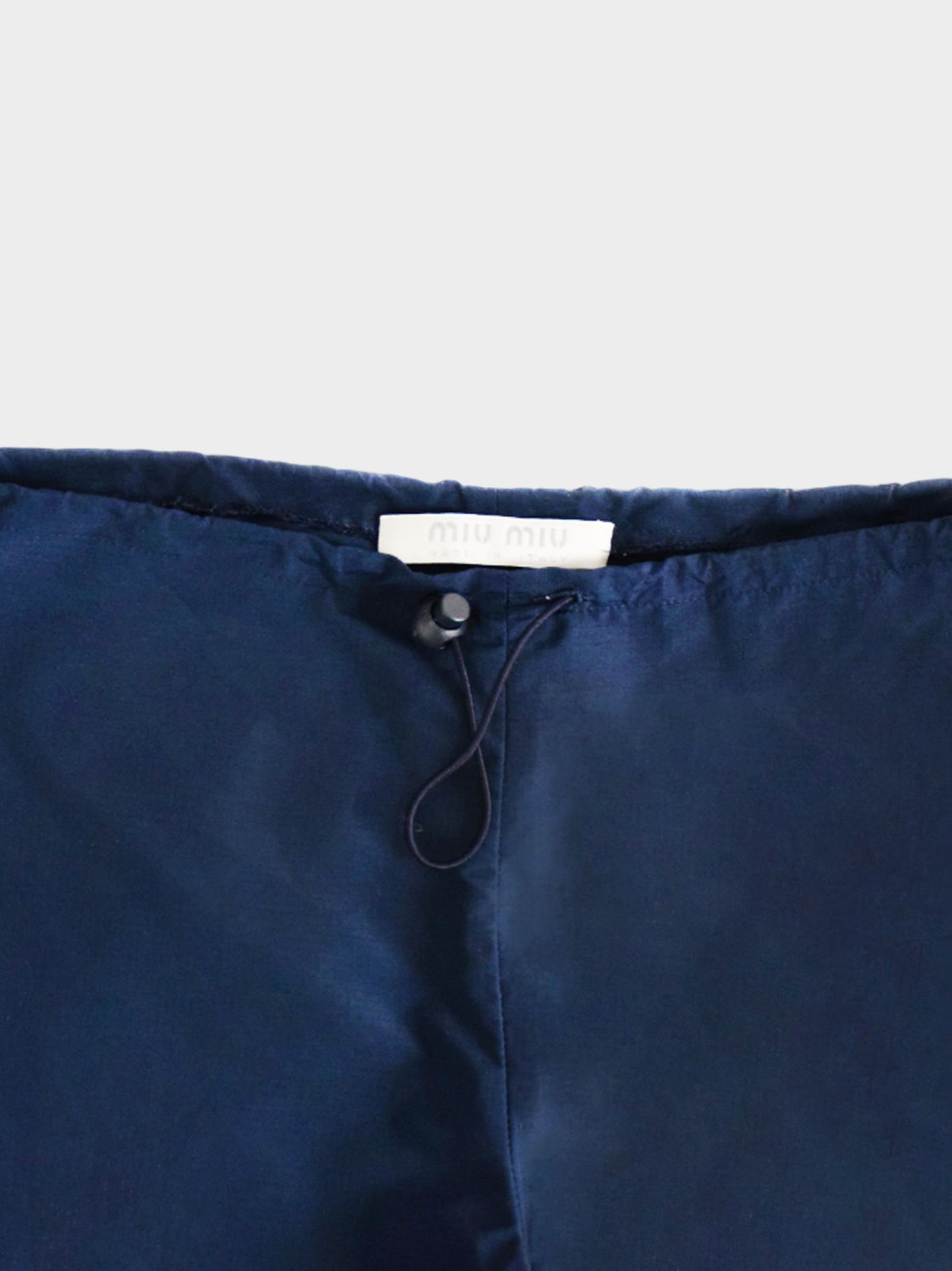 Miu Miu SS 1999 Navy Parachute Pants