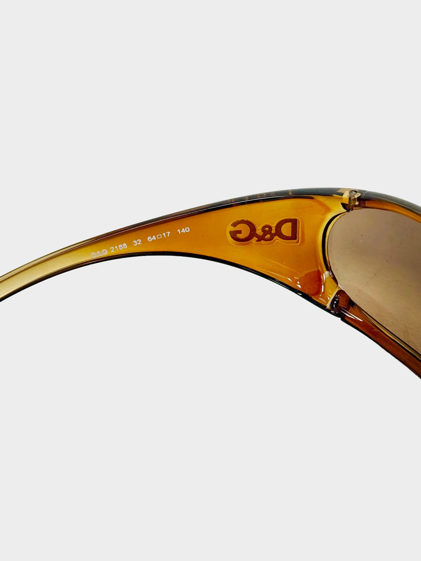 Dolce and Gabbana 2000s Gradient Amber 2188 Sunglasses