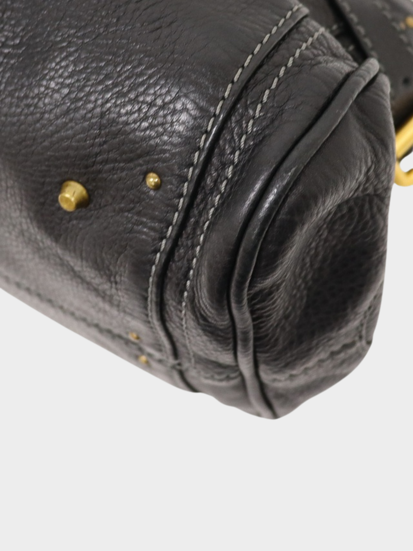 Chloé 2000s Black Leather Paddington Bag