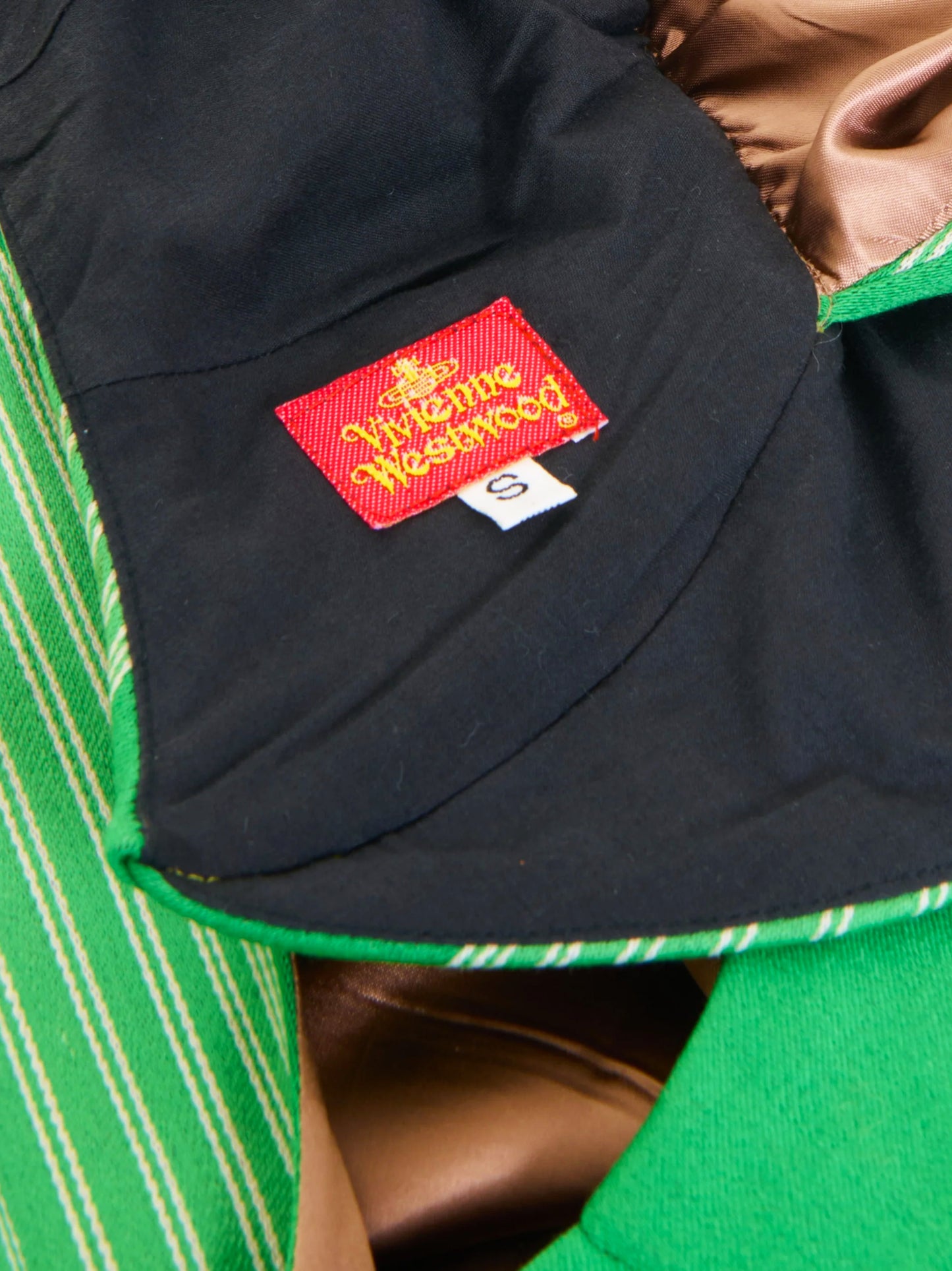 Vivienne Westwood FW 1988-1989 Rare ‘Time Machine’ Green Striped Armor Jacket