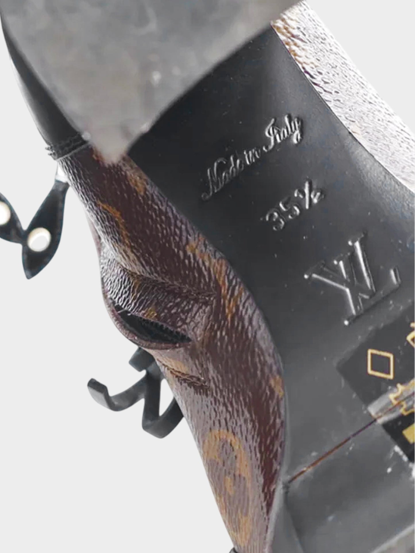 Louis Vuitton 2019 Brown and Black Monogram Star Trail Ankle Boots