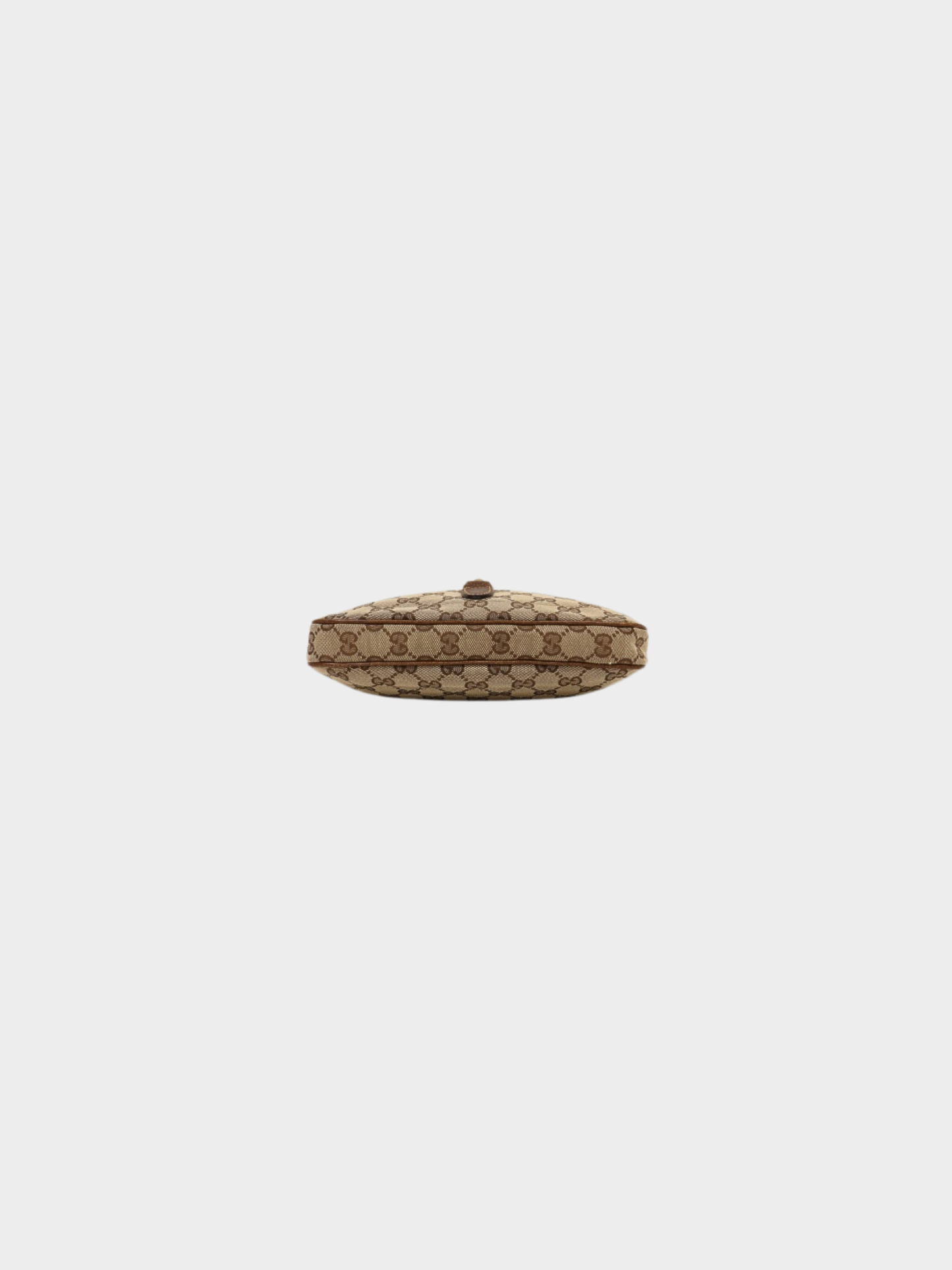 Gucci 2000s Brown Beige GG Canvas New Jackie Shoulder Bag