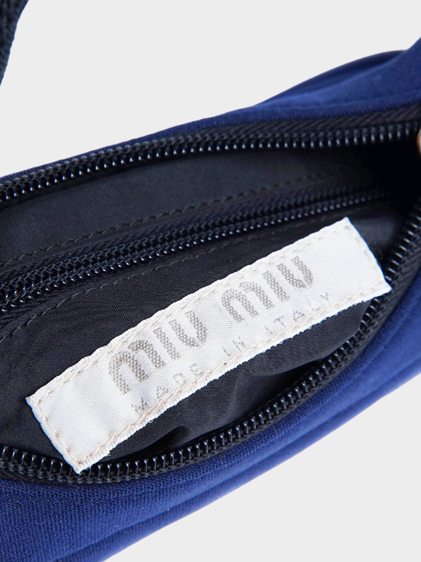Miu Miu SS 1999 Navy Neoprene Mini Bag