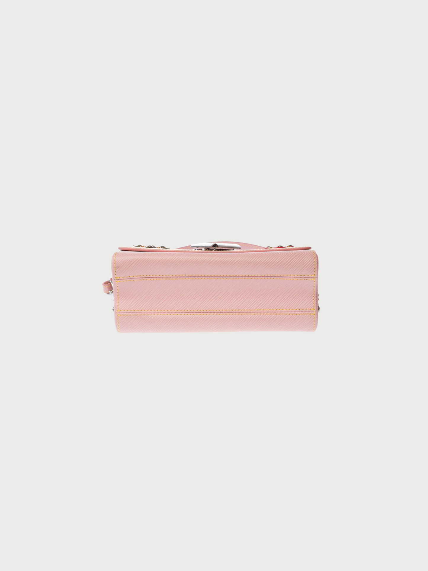 Louis Vuitton 2010s Rose Epi Leather Twist MM Shoulder Bag