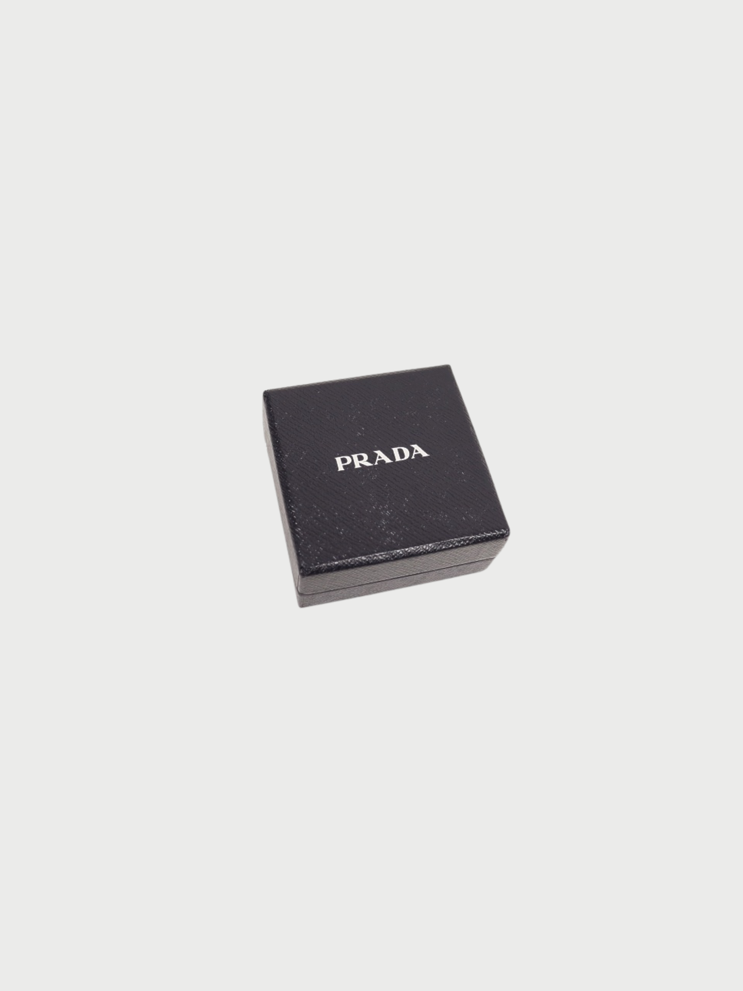 Prada 2000s Gold Black Saffiano Leather Triangle Logo Bracelet