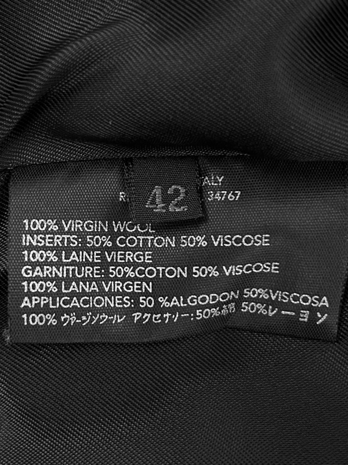 Prada 2000s Black Wool Tie Waist 3/4 Length Coat