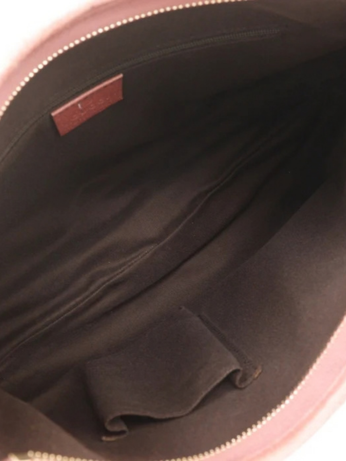 Gucci 2000s Raspberry Pink GG Suede Abbey Shoulder Bag