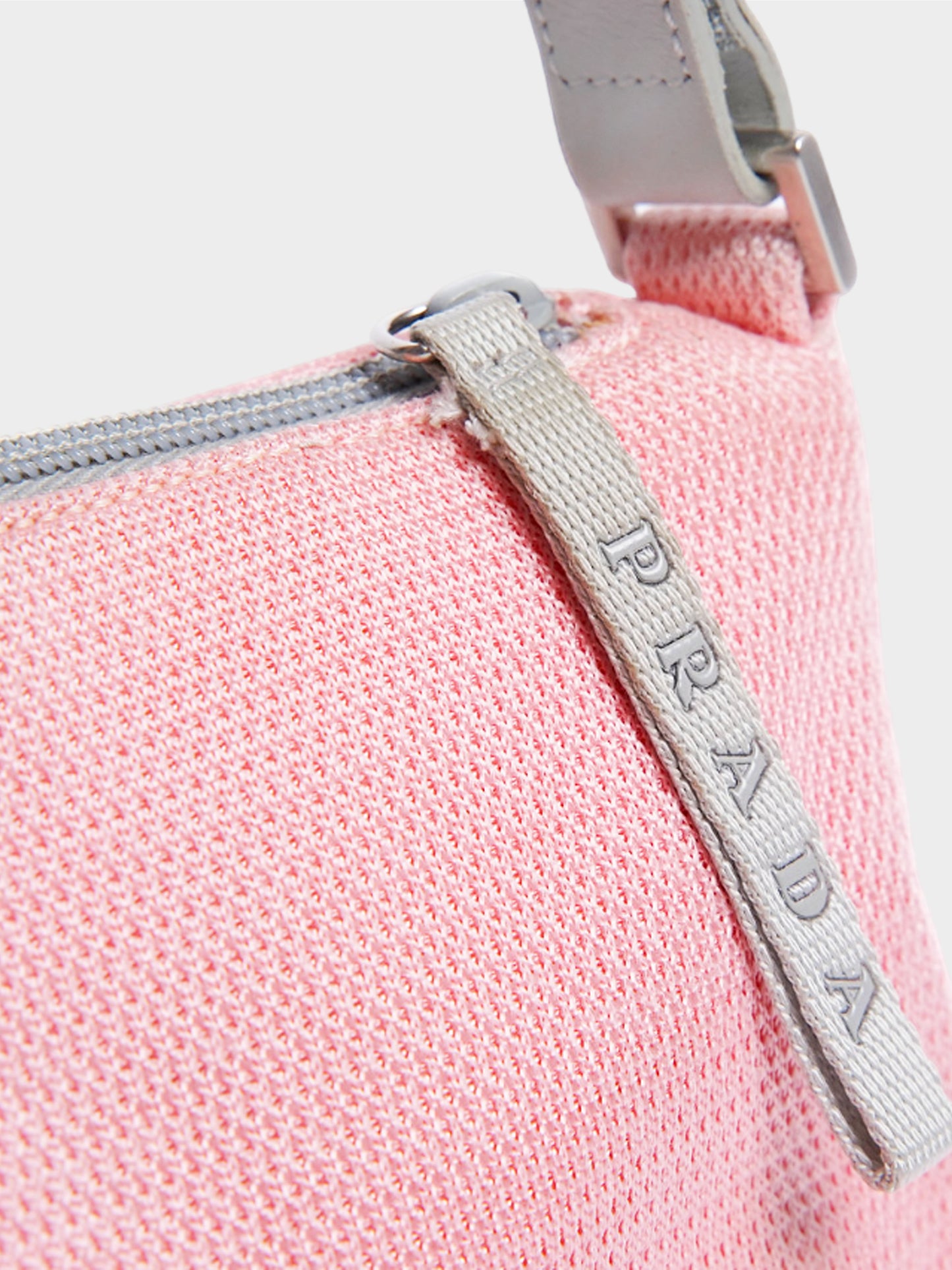 Prada Sport SS 1999 Pink and Grey Mini Pochette Bag