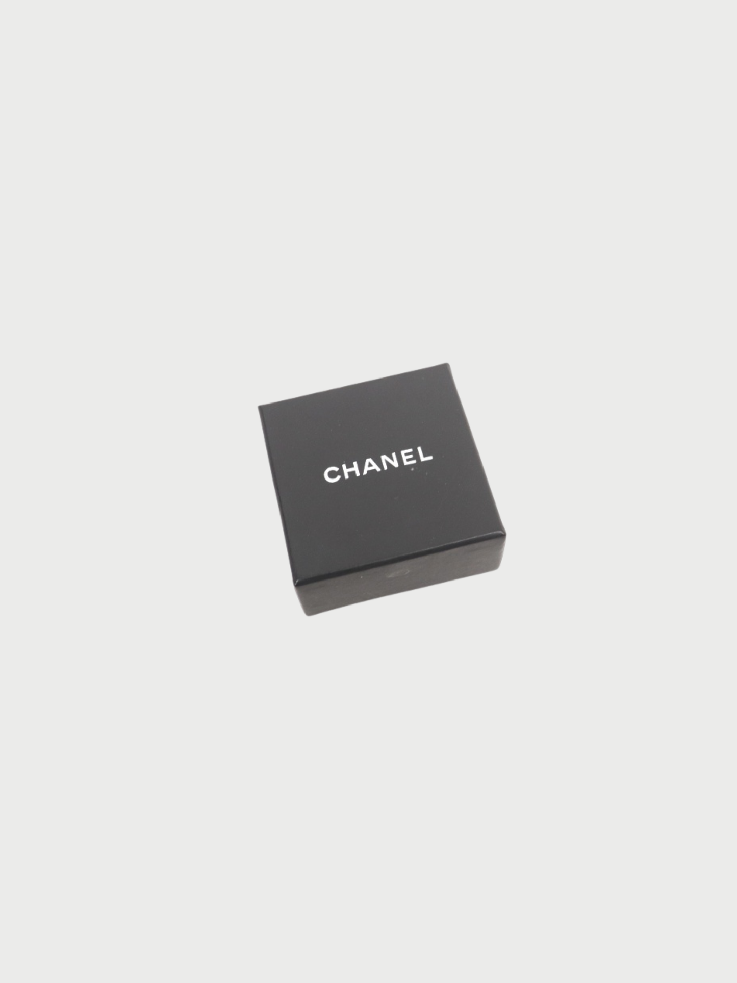 Chanel 2000s Clear Silver White Plastic COCO Earrings
