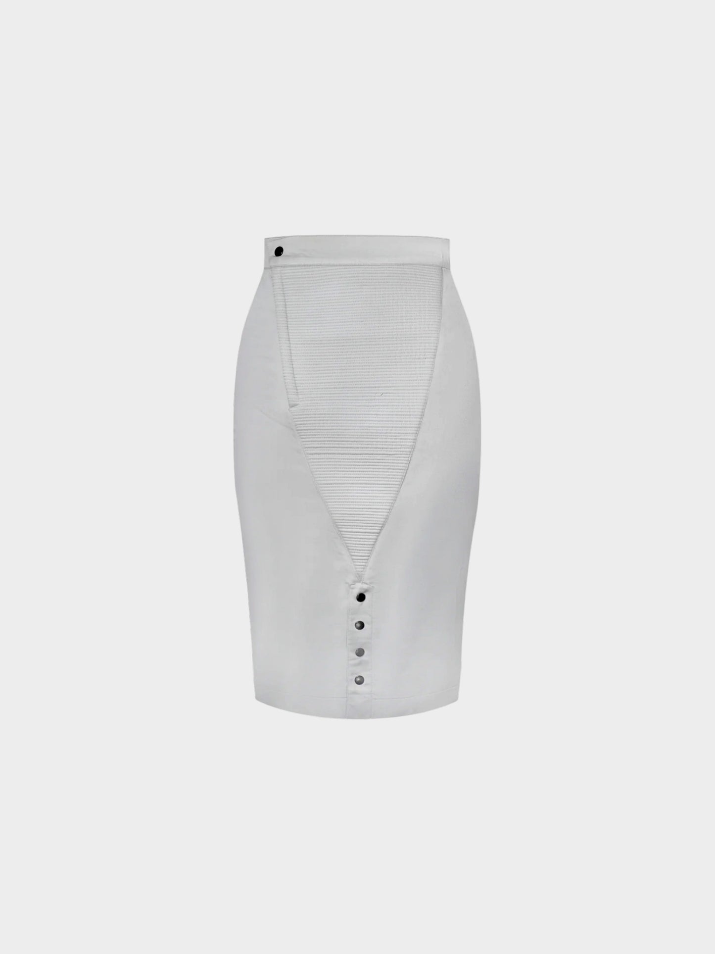 Azzedine Alaïa SS 1984 Grey Jacket and Skirt Set