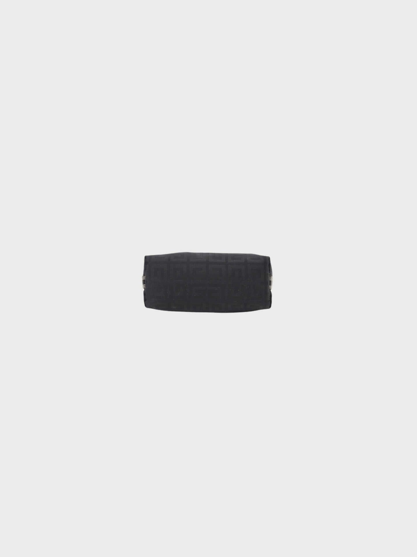 Givenchy 2000s Black Nylon Leather Logo Mini Handbag