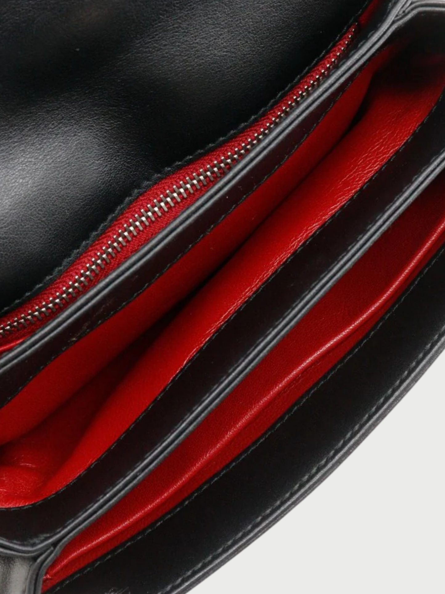 Prada 2000s Black Nylon Chain Shoulder Bag