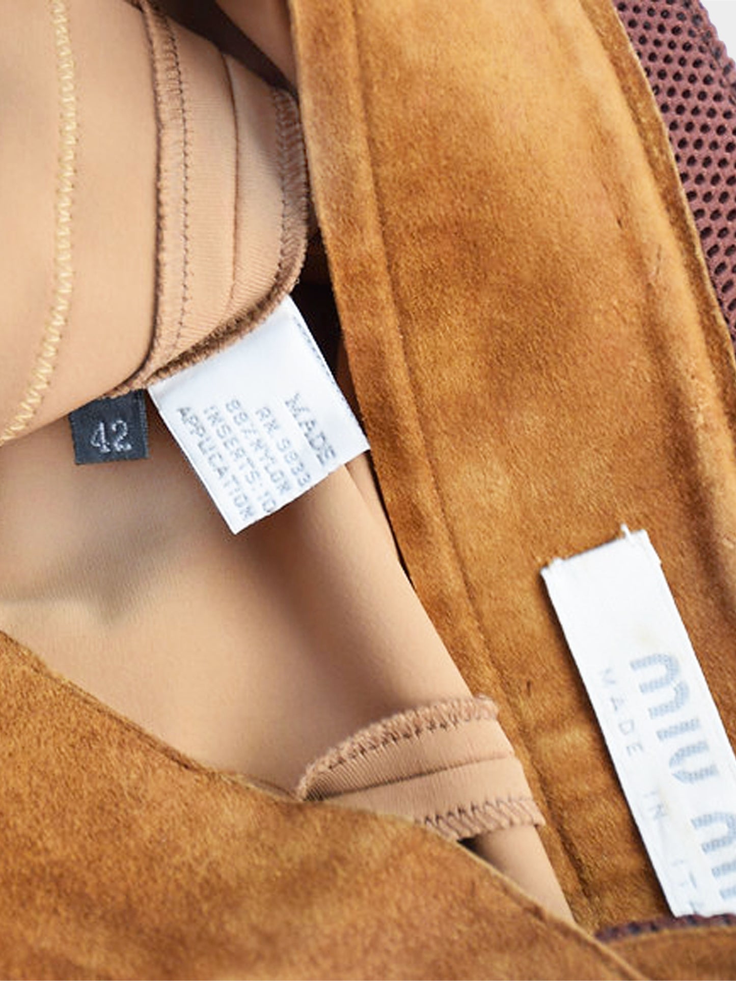Miu Miu FW 1999 Rare Beige Nylon and Suede Pants