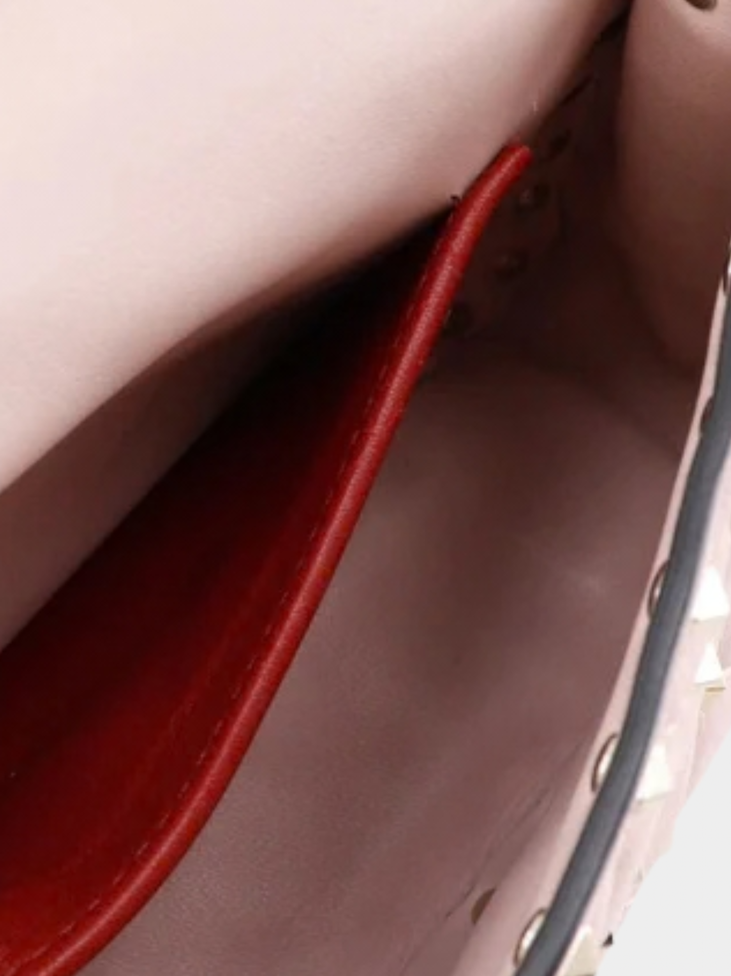 Valentino 2010s Pink Calfskin Rockstud Spike 2Way Shoulder Bag