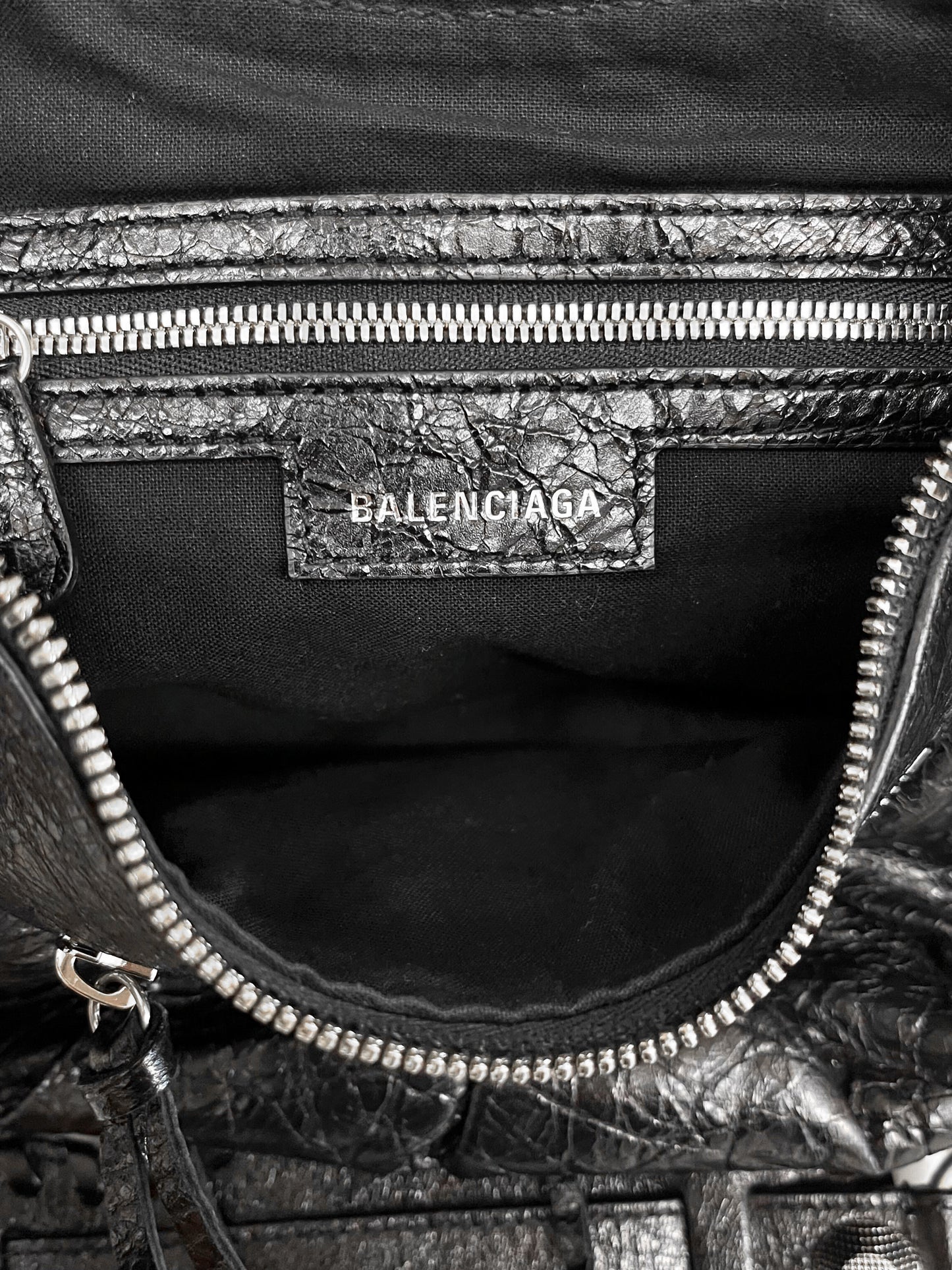 Balenciaga 2020s Black Le Cagole Small Shoulder Bag