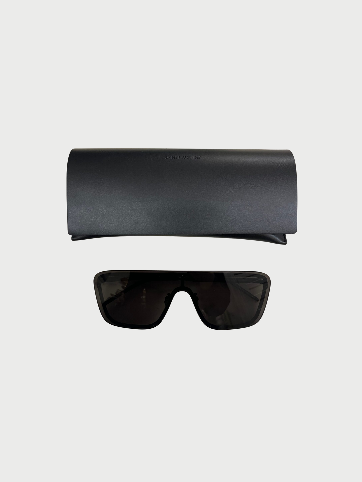 Yves Saint Laurent 2020s Black SL364 Mask Sunglasses
