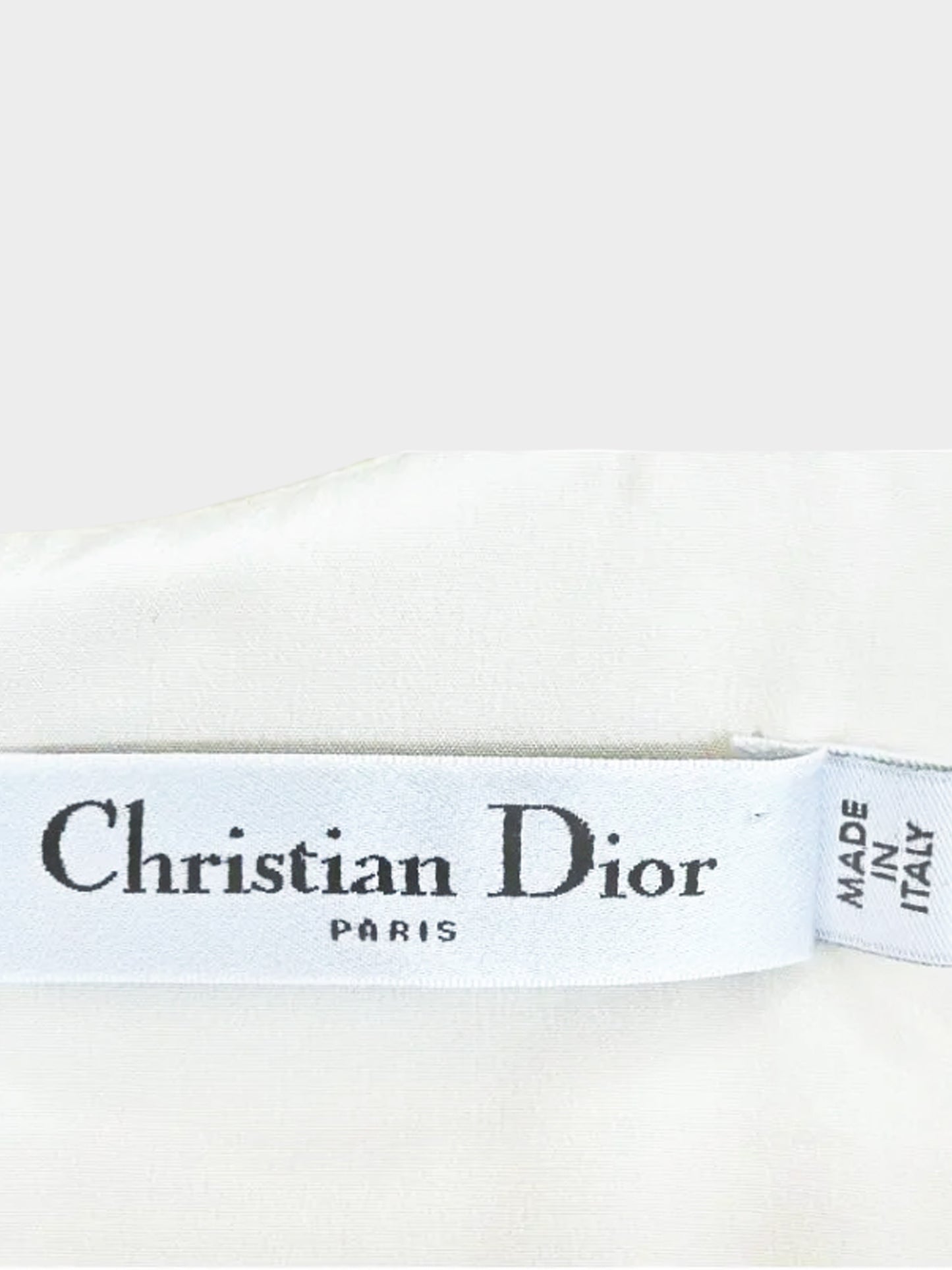 Christian Dior 2010s Ivory Wool Sleeveless Dress