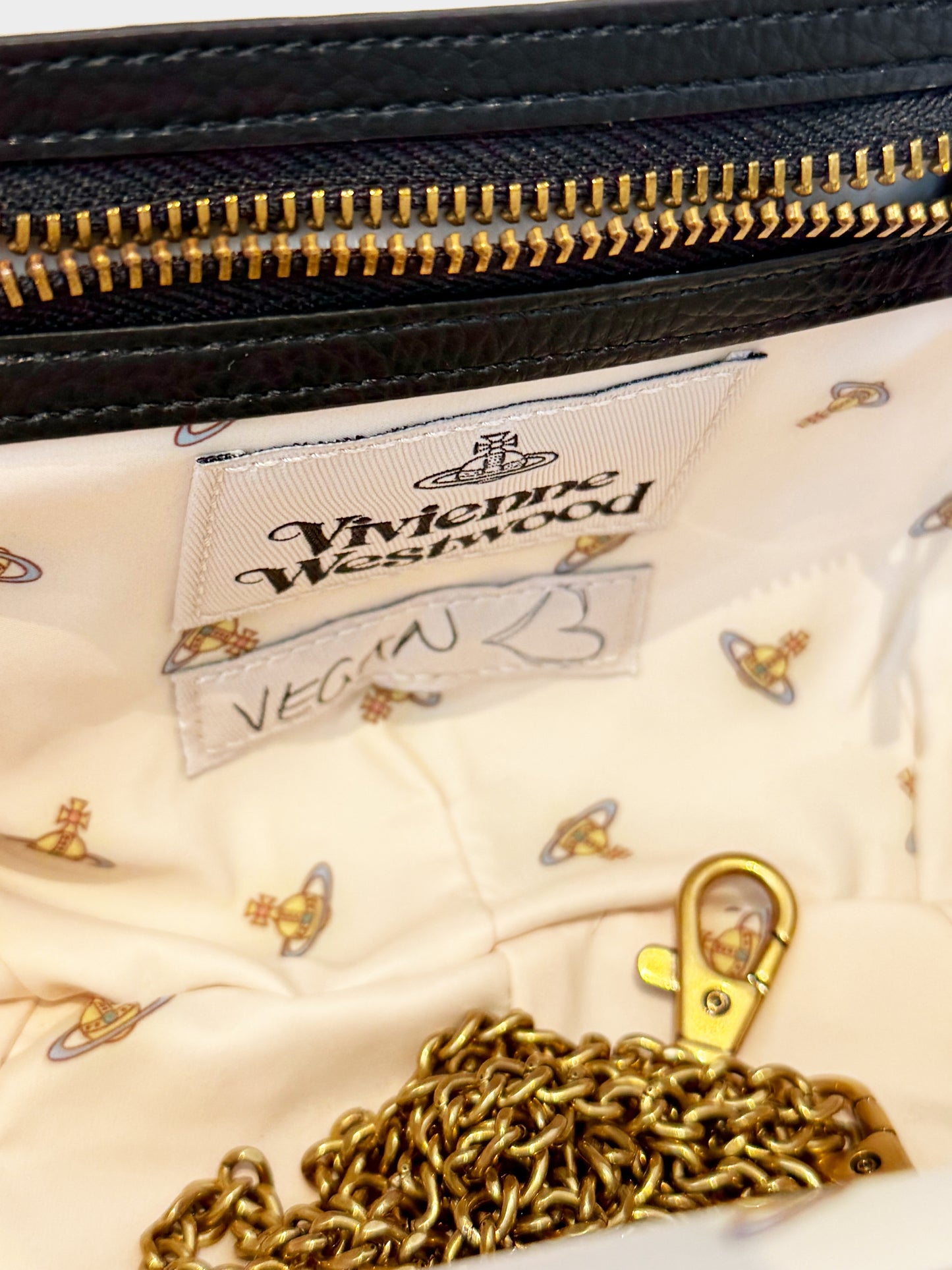 Vivienne Westwood 2022 Leopard Print Lurex Granny Frame Bag