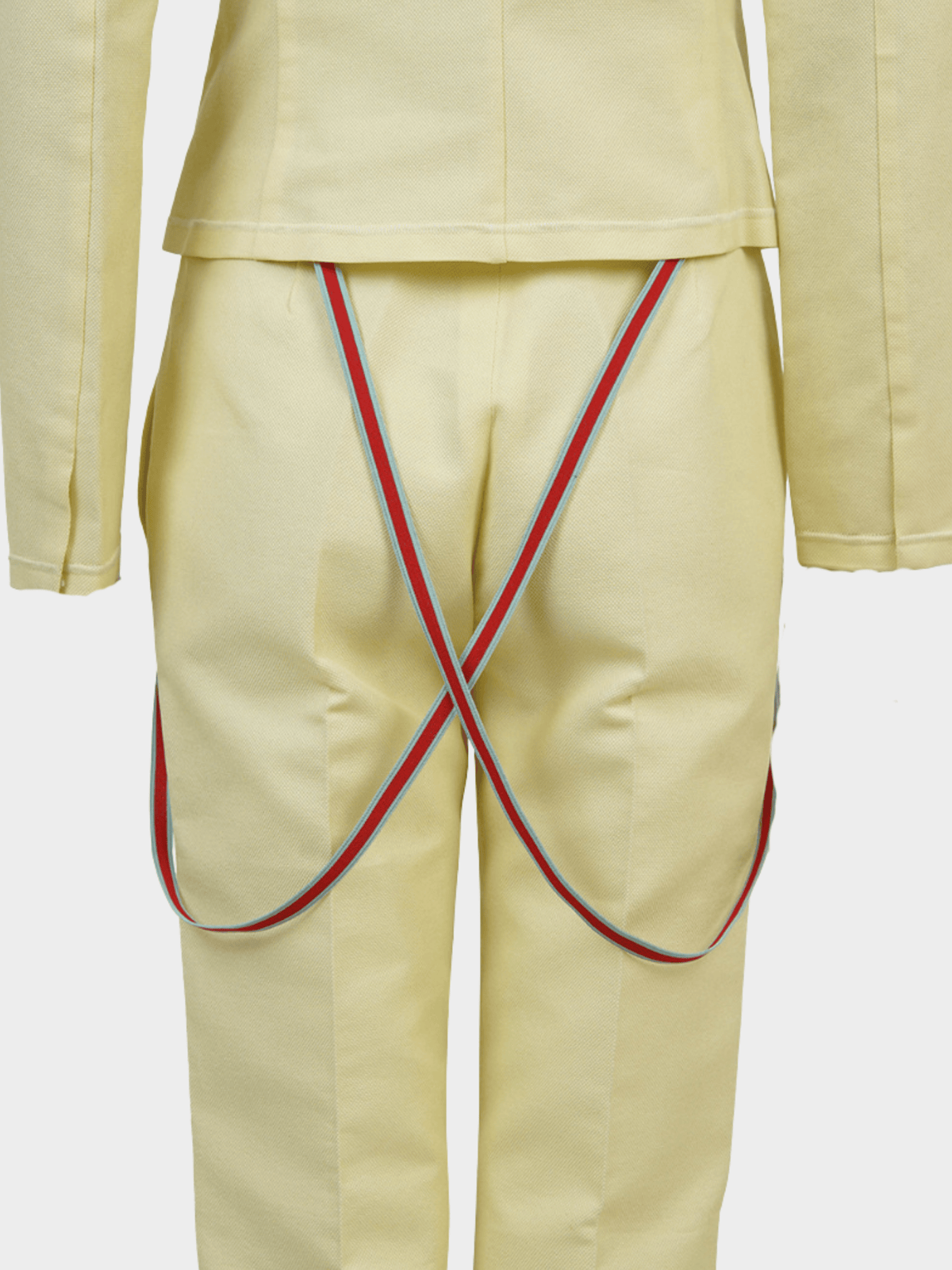 Miu Miu SS 2000 Pale Yellow Nylon Set