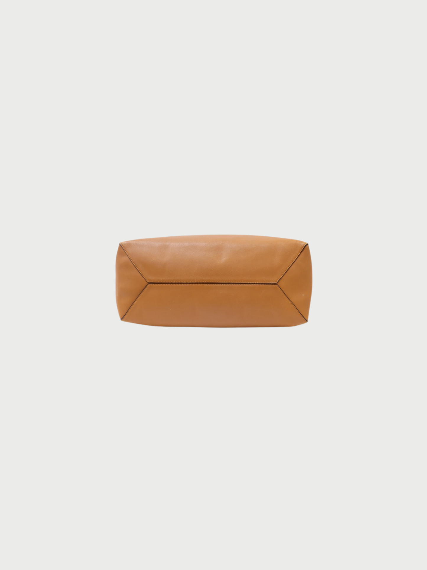 Loewe 2010 Brown Leather Anagram Tote Bag