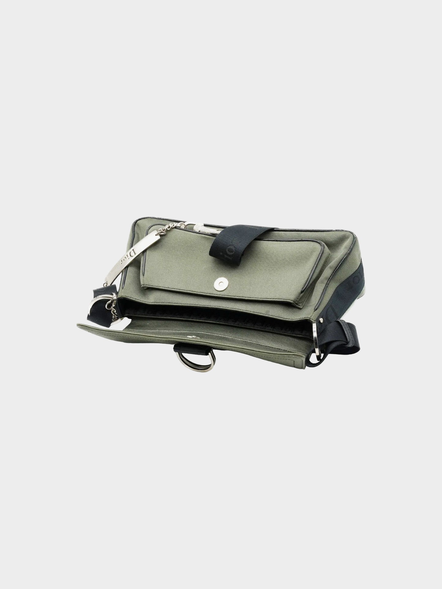 Christian Dior by John Galliano SS 2003 Olive Jersey Hardcore Bag