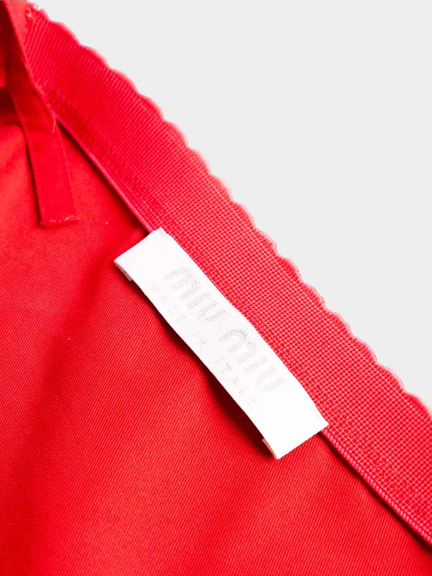 Miu Miu SS 1998 Red Bodycon Dress