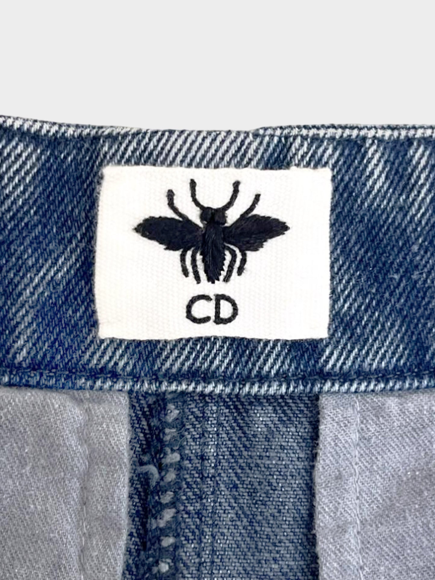 Christian Dior 2020s Blue Denim Skort