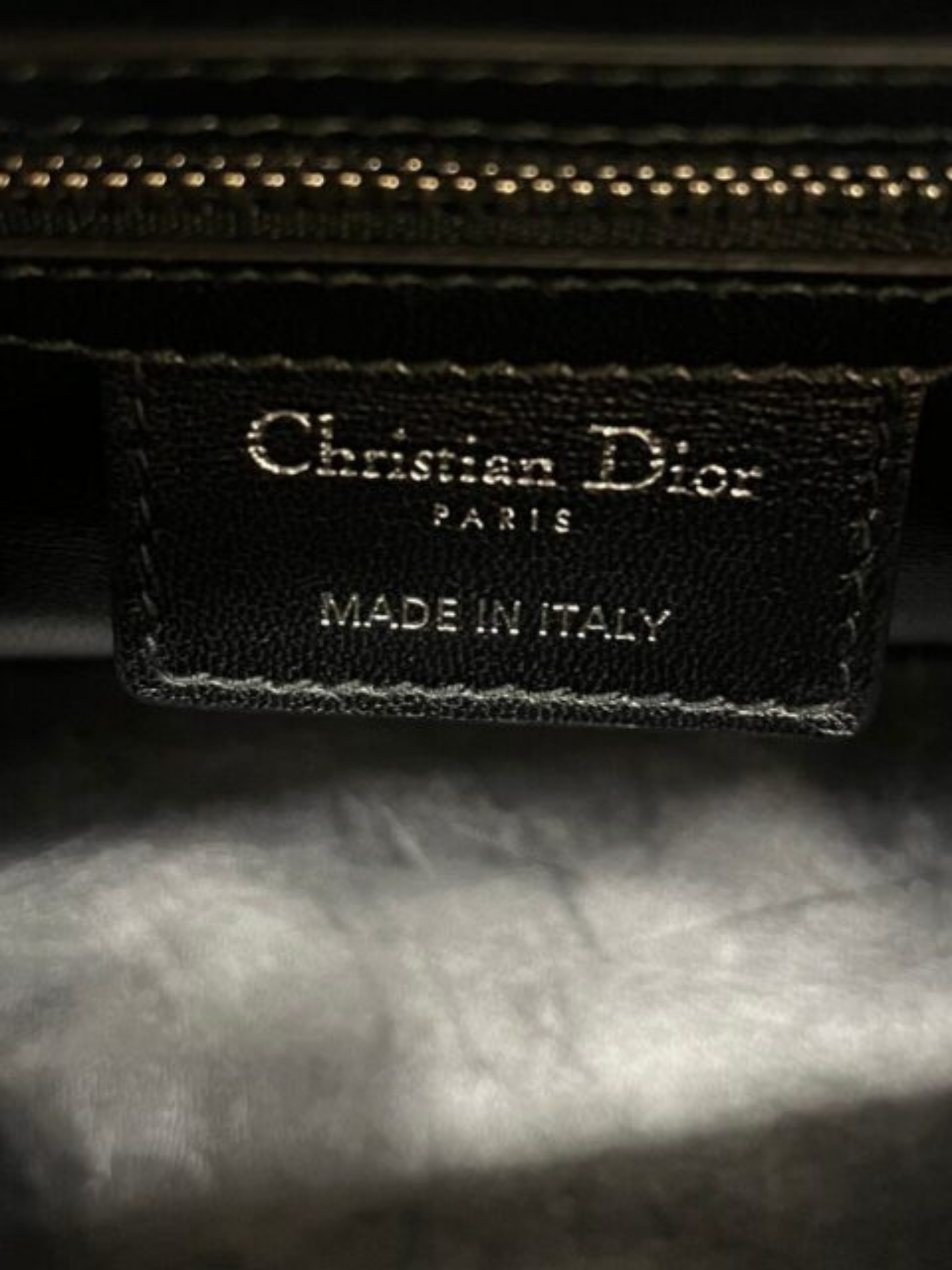 Christian Dior 2020s Black White Sequin Medium Lady Dior Bag