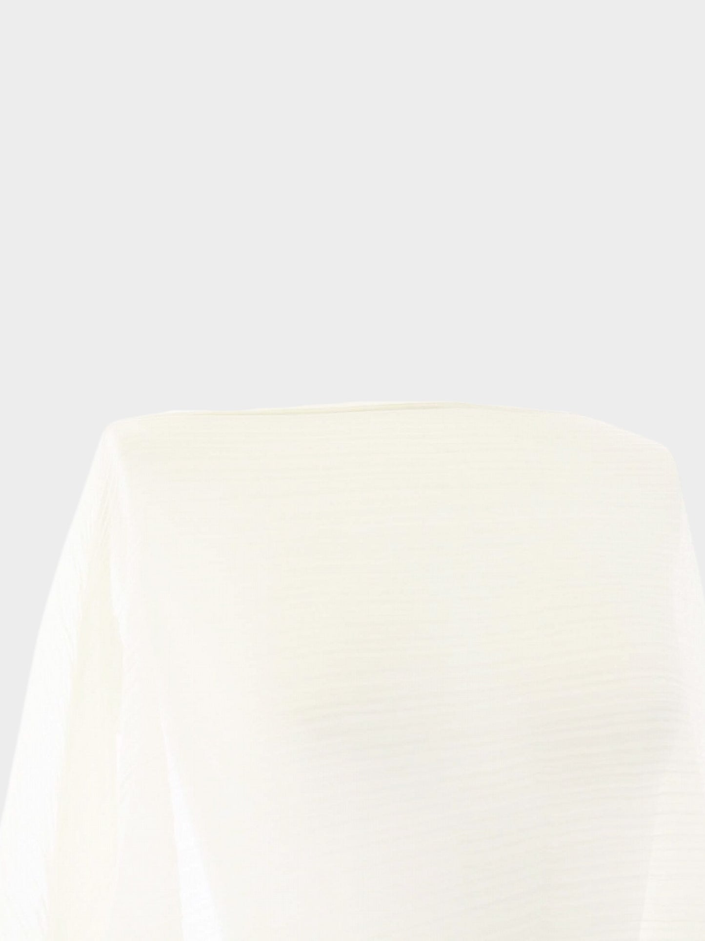 Issey Miyake Pleats Please Spring 2006 White Pleated Poncho
