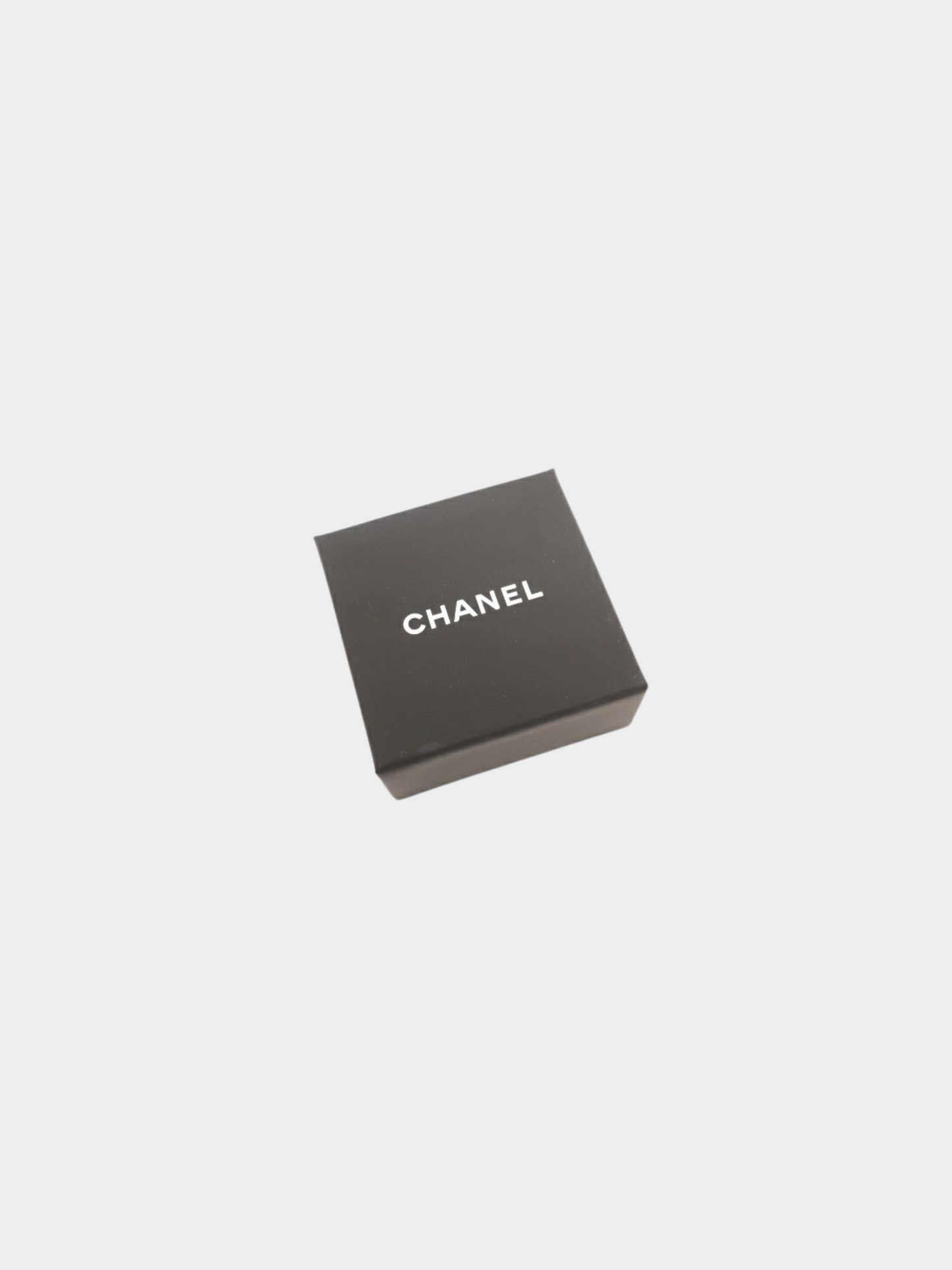 Chanel 1990s Silver COCO Rhinestone Earrings