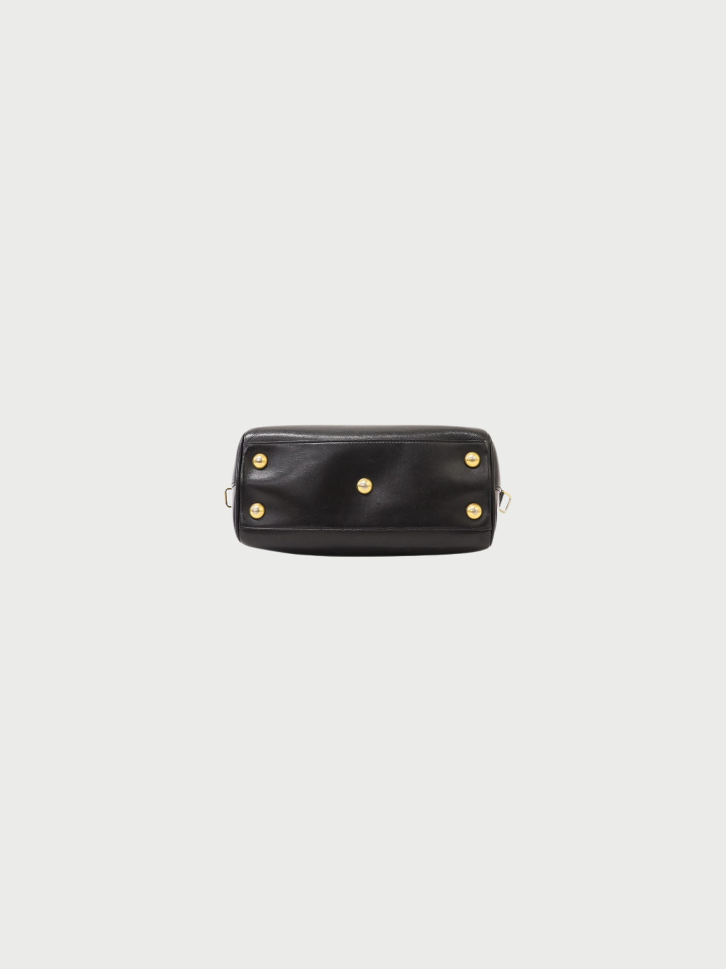Yves Saint Laurent 2013 Black Leather Baby Duffle Bag