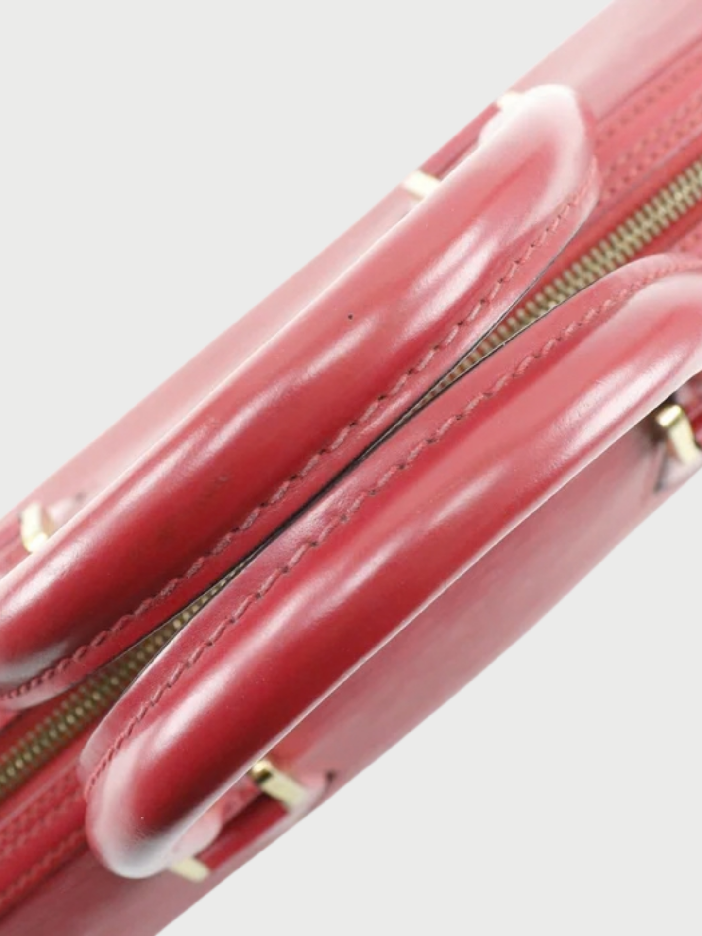 Louis Vuitton 1990s Castilian Red Epi Leather Jasmin Handbag