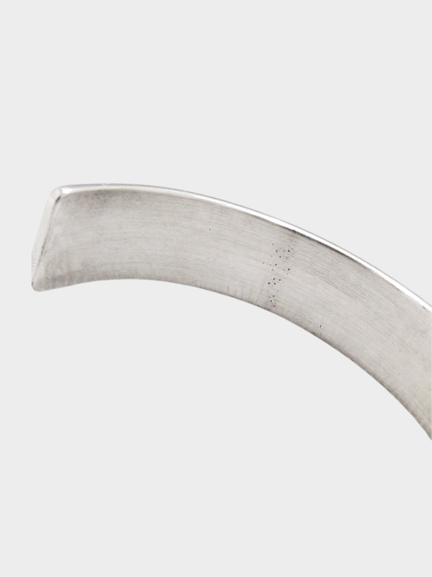 Yves Saint Laurent Early 2000s Silver Open Cuff Bracelet