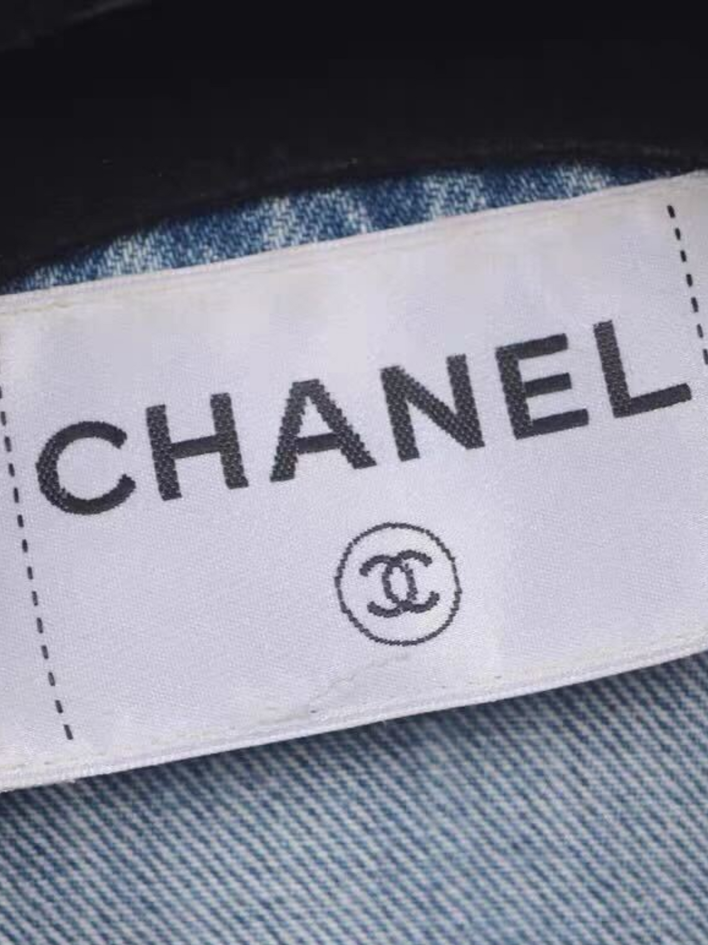 Chanel 2020s Blue Monogram Denim Jacket