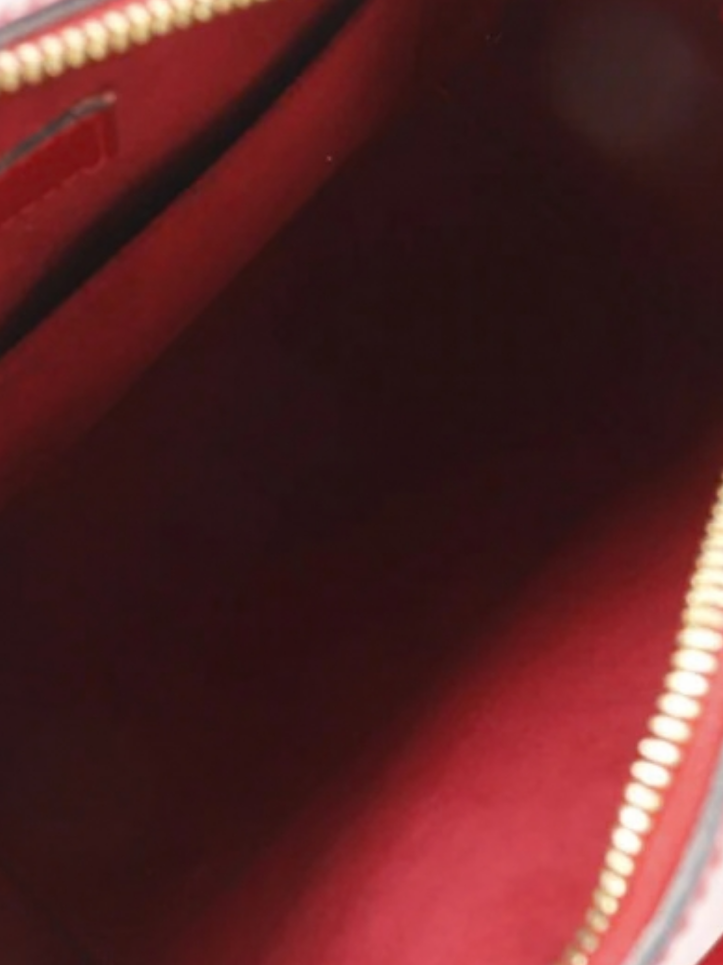 Louis Vuitton 1998 Red Epi Leather Sablon Handbag