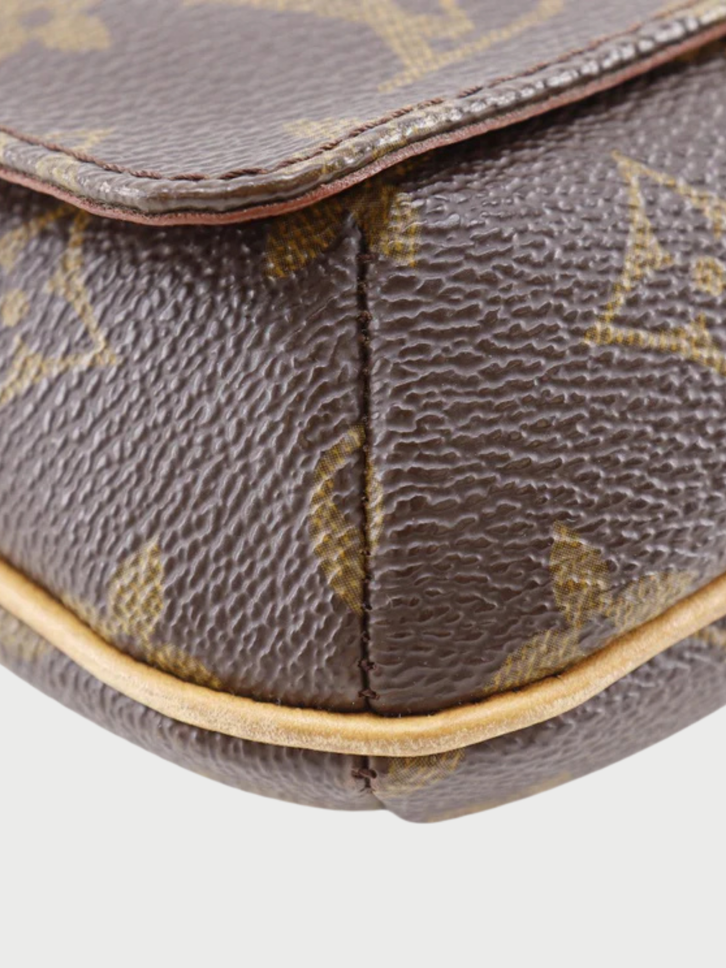Louis Vuitton 1999 Brown Monogram Canvas Musette Tango Shoulder Bag