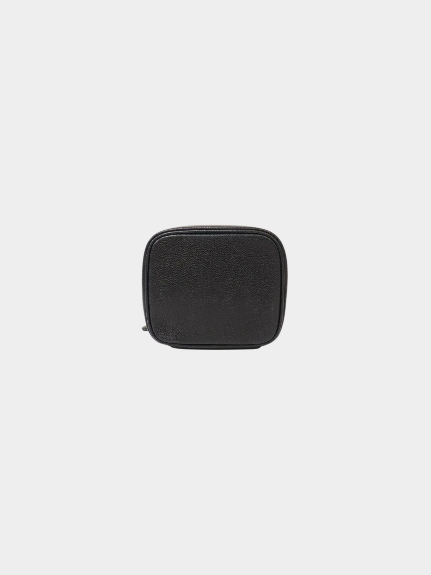 Chanel 1997 Black Caviar Skin Vanity Bag