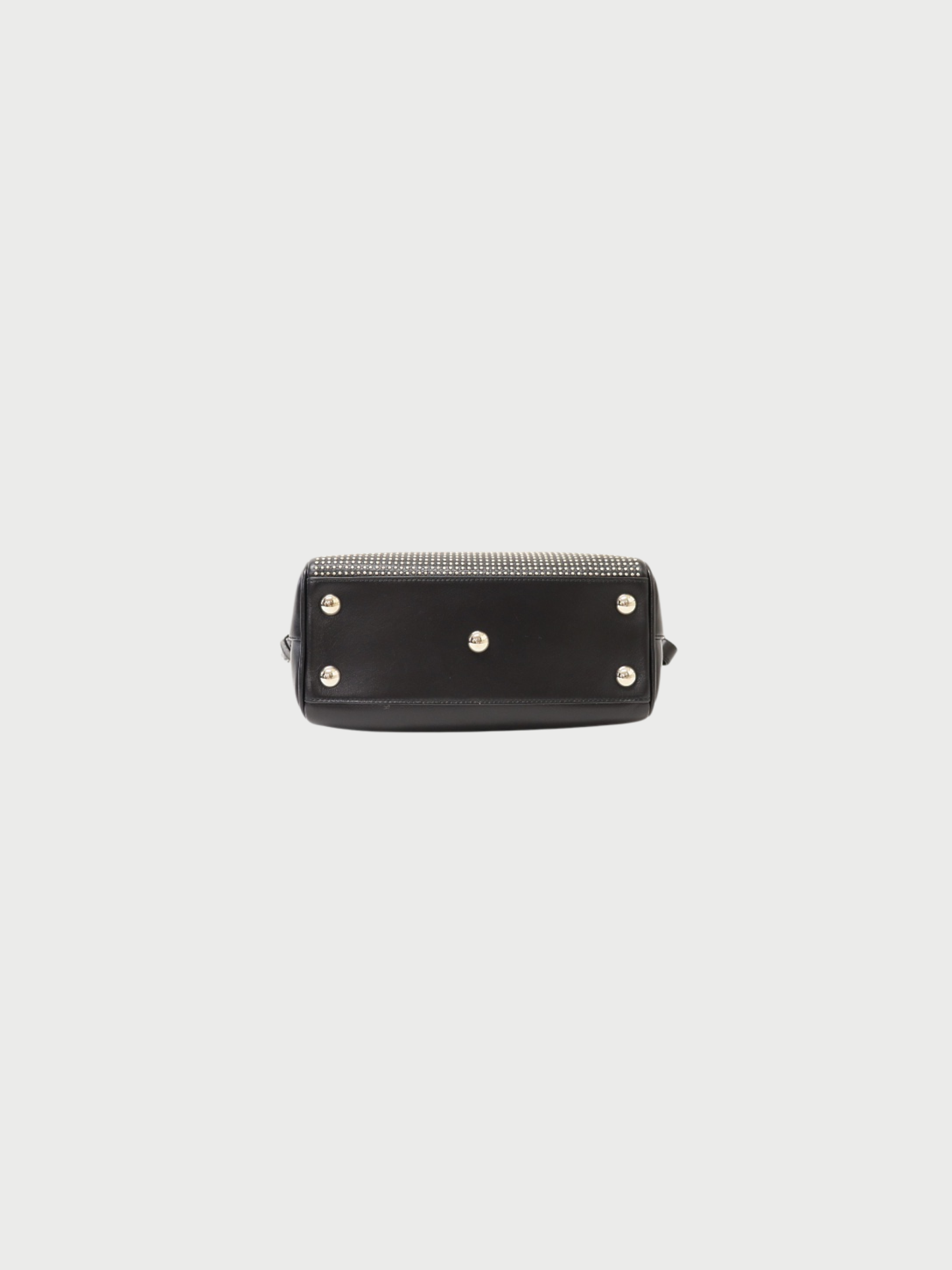 Yves Saint Laurent 2010s Black Leather Baby Duffle Bag