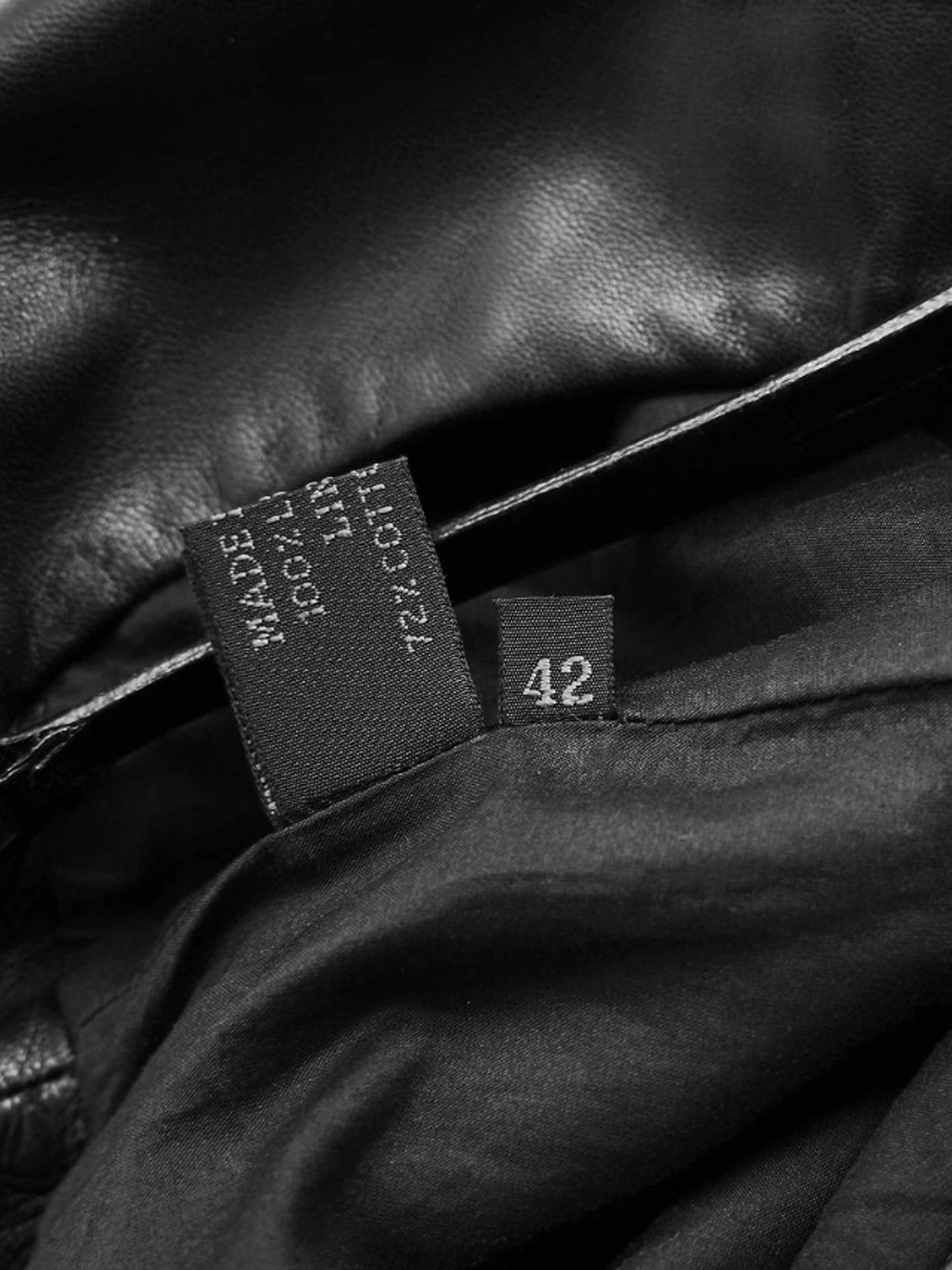 Prada 1999 Black Leather Dress