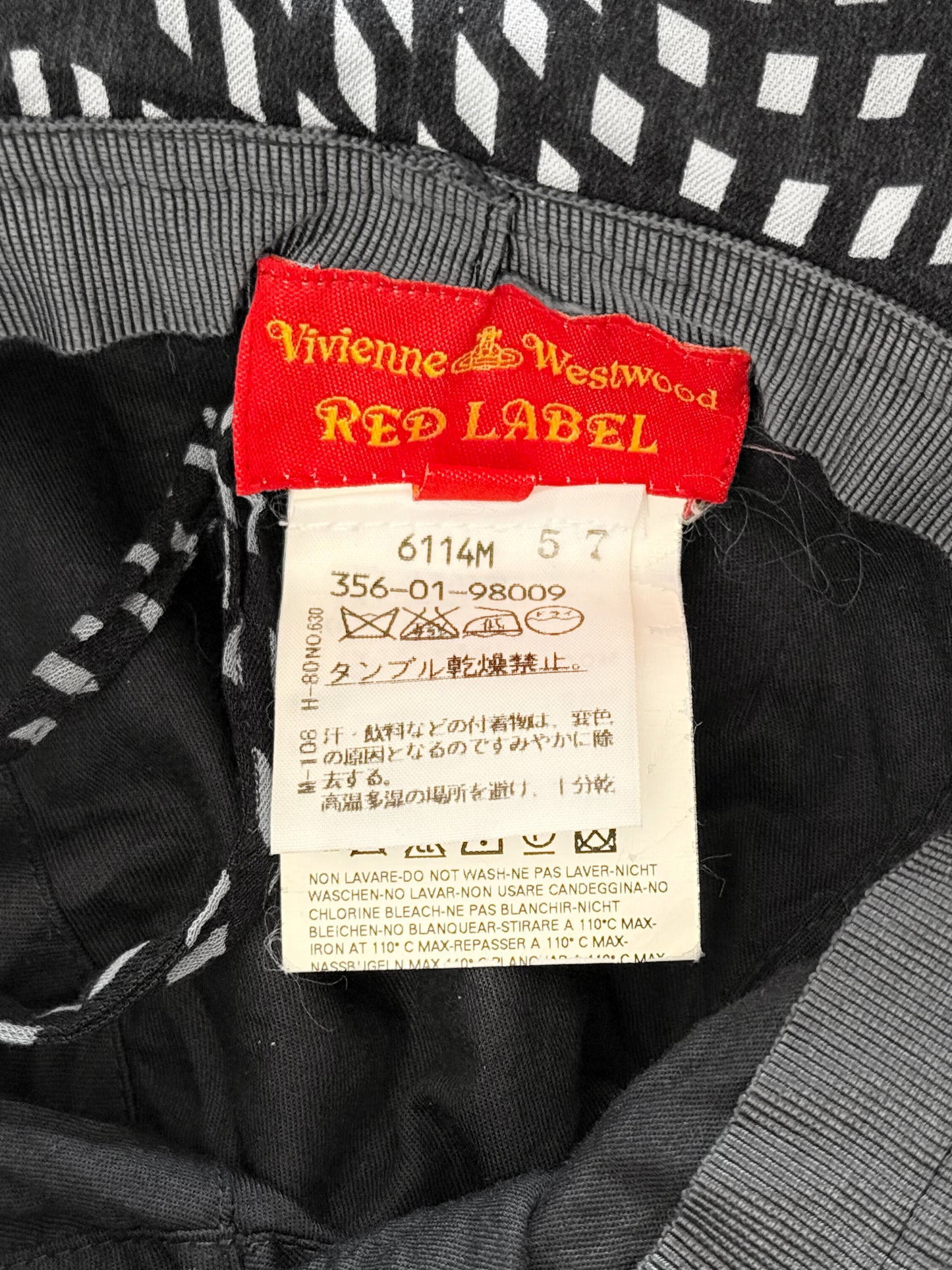 Vivienne Westwood 1990s Op Art Bucket Hat